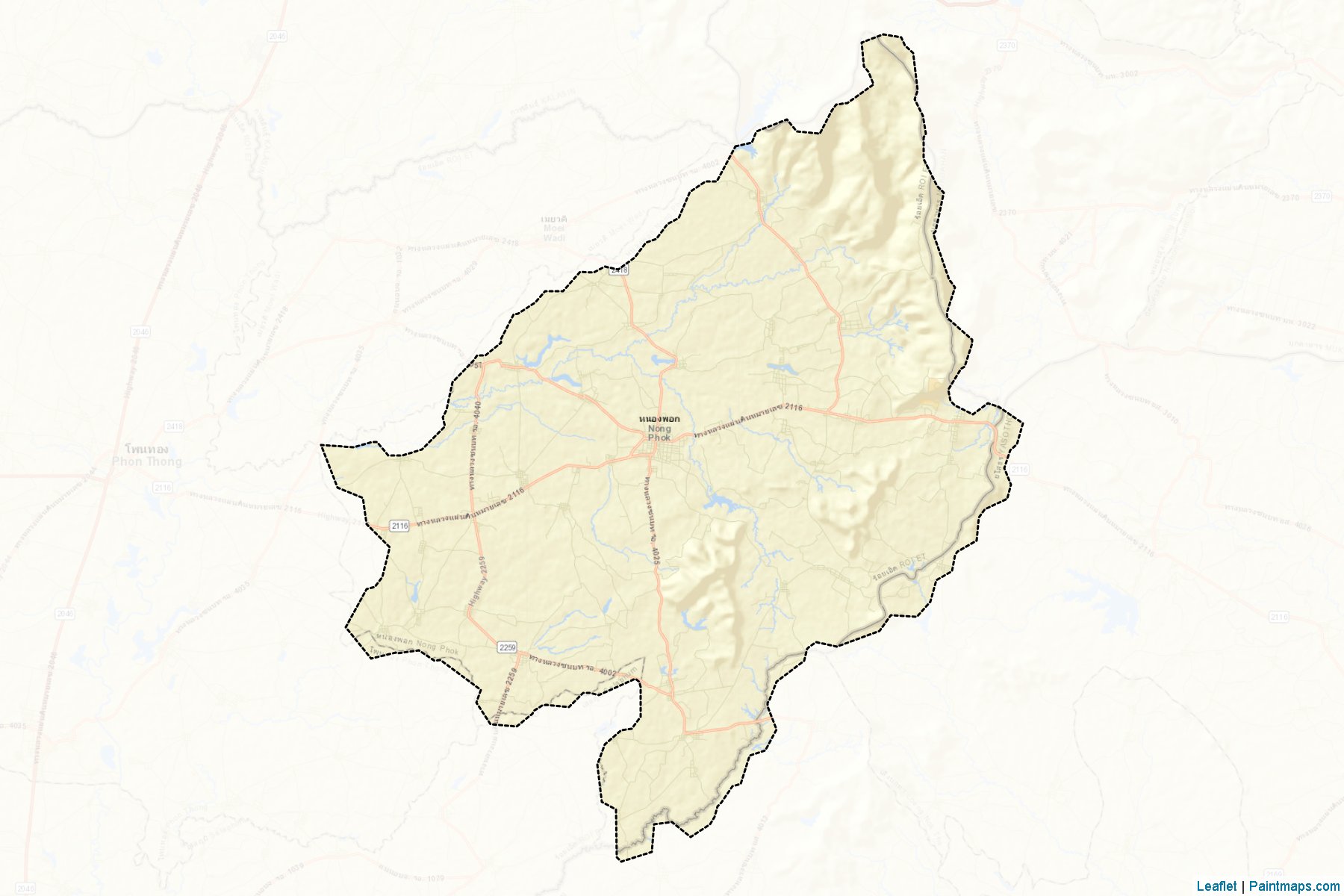 Nong Phok (Roi Et) Map Cropping Samples-2