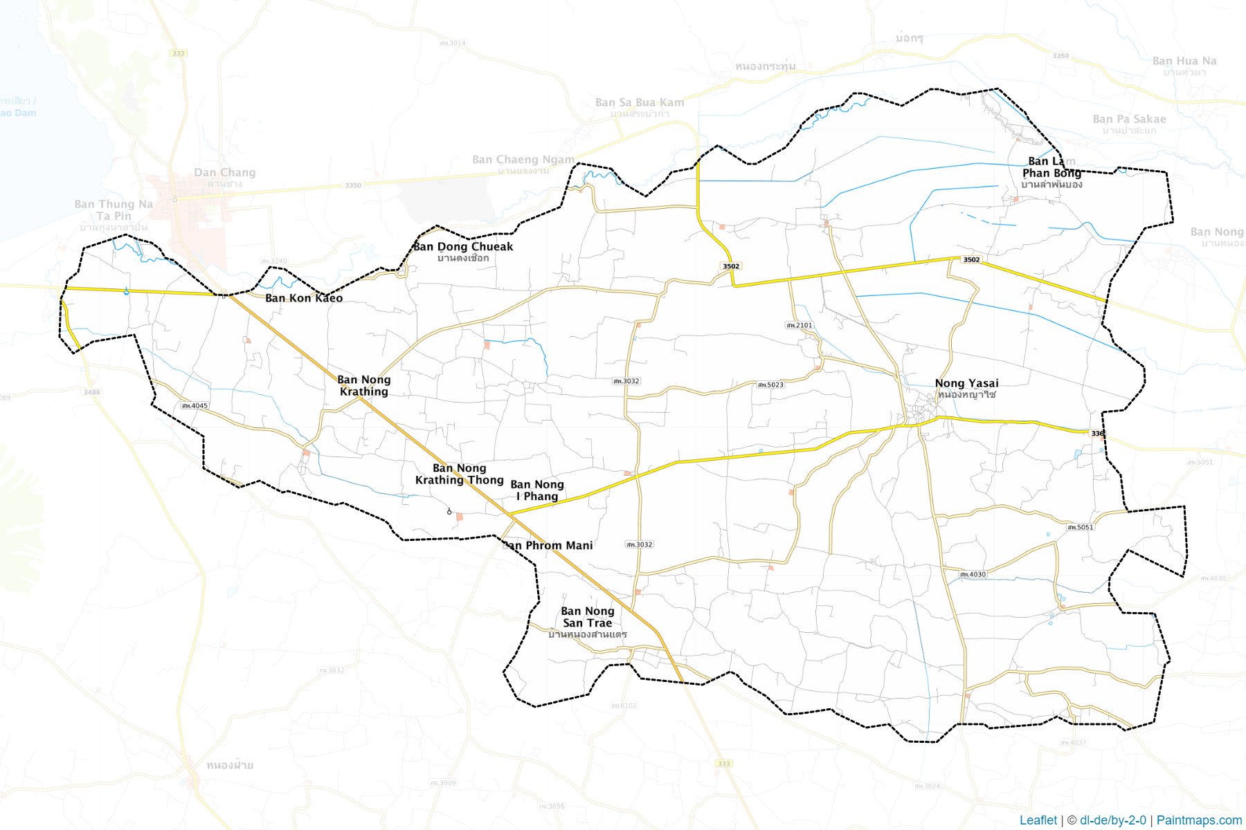 Nong Ya Sai (Suphan Buri) Map Cropping Samples-1