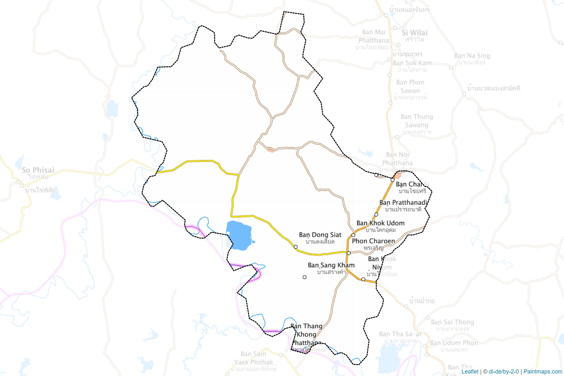 Phon Charoen (Nong Khai) Map Cropping Samples-1