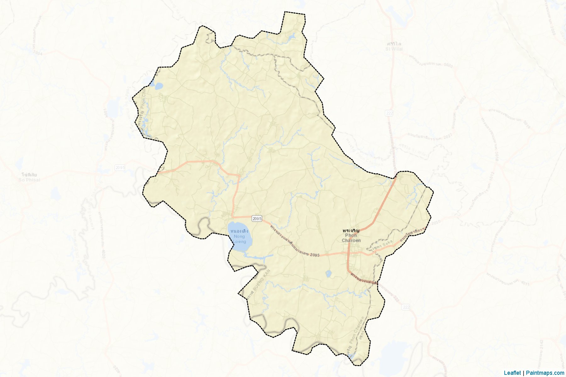 Phon Charoen (Nong Khai) Map Cropping Samples-2