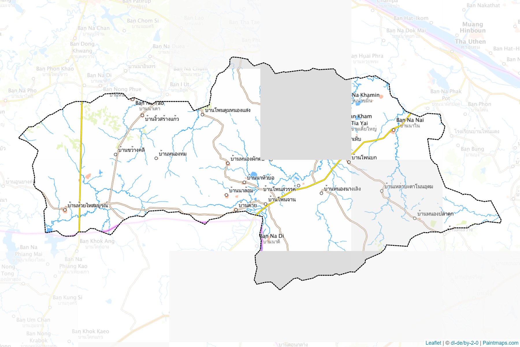 Phon Sawan (Nakhon Phanom) Map Cropping Samples-1