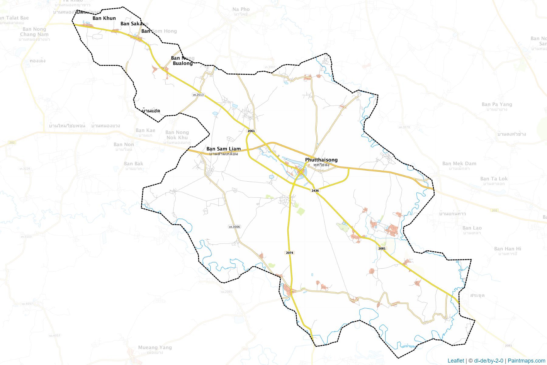 Phutthaisong (Buriram) Map Cropping Samples-1