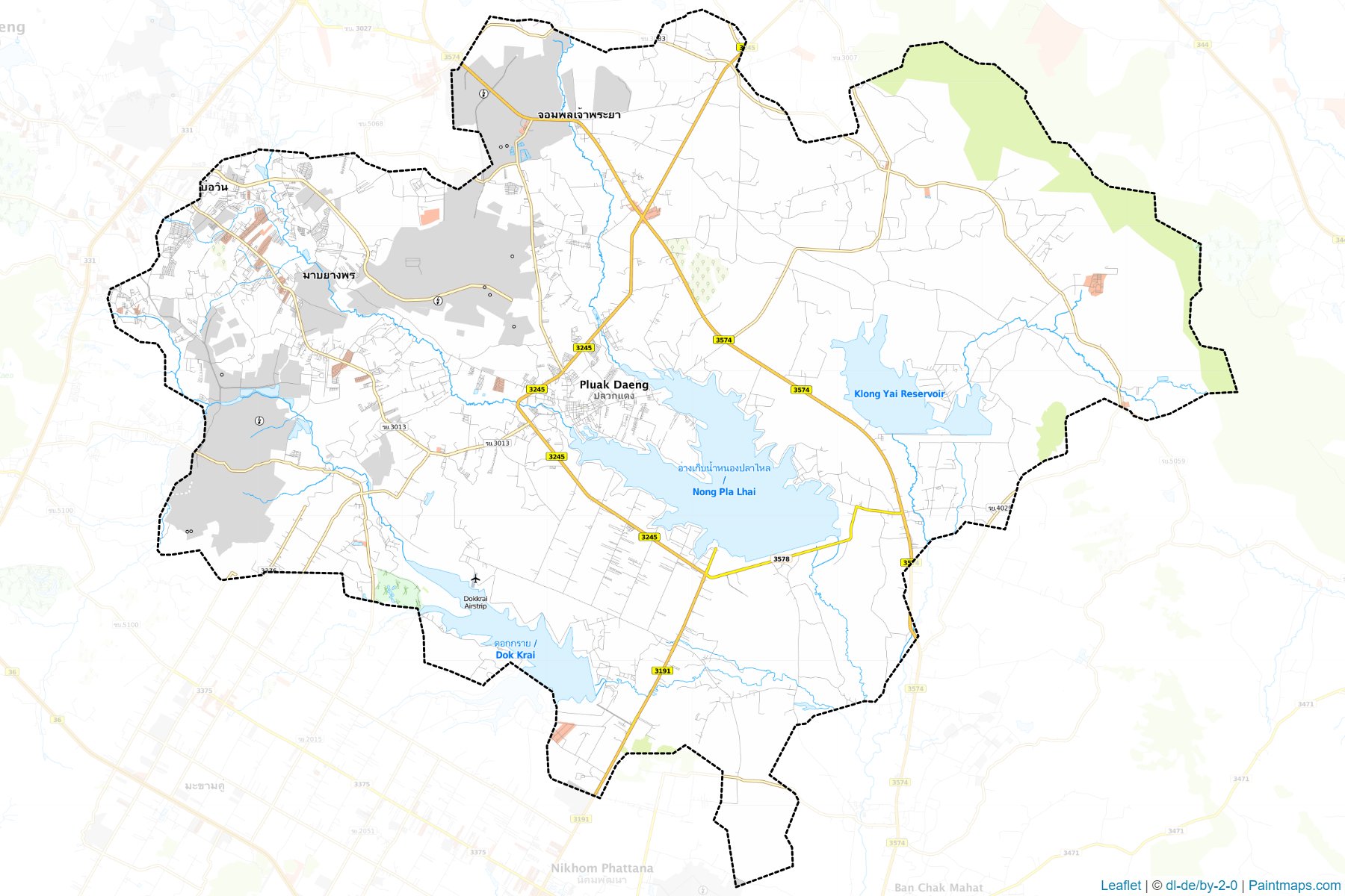 Pluak Daeng (Rayong) Haritası Örnekleri-1