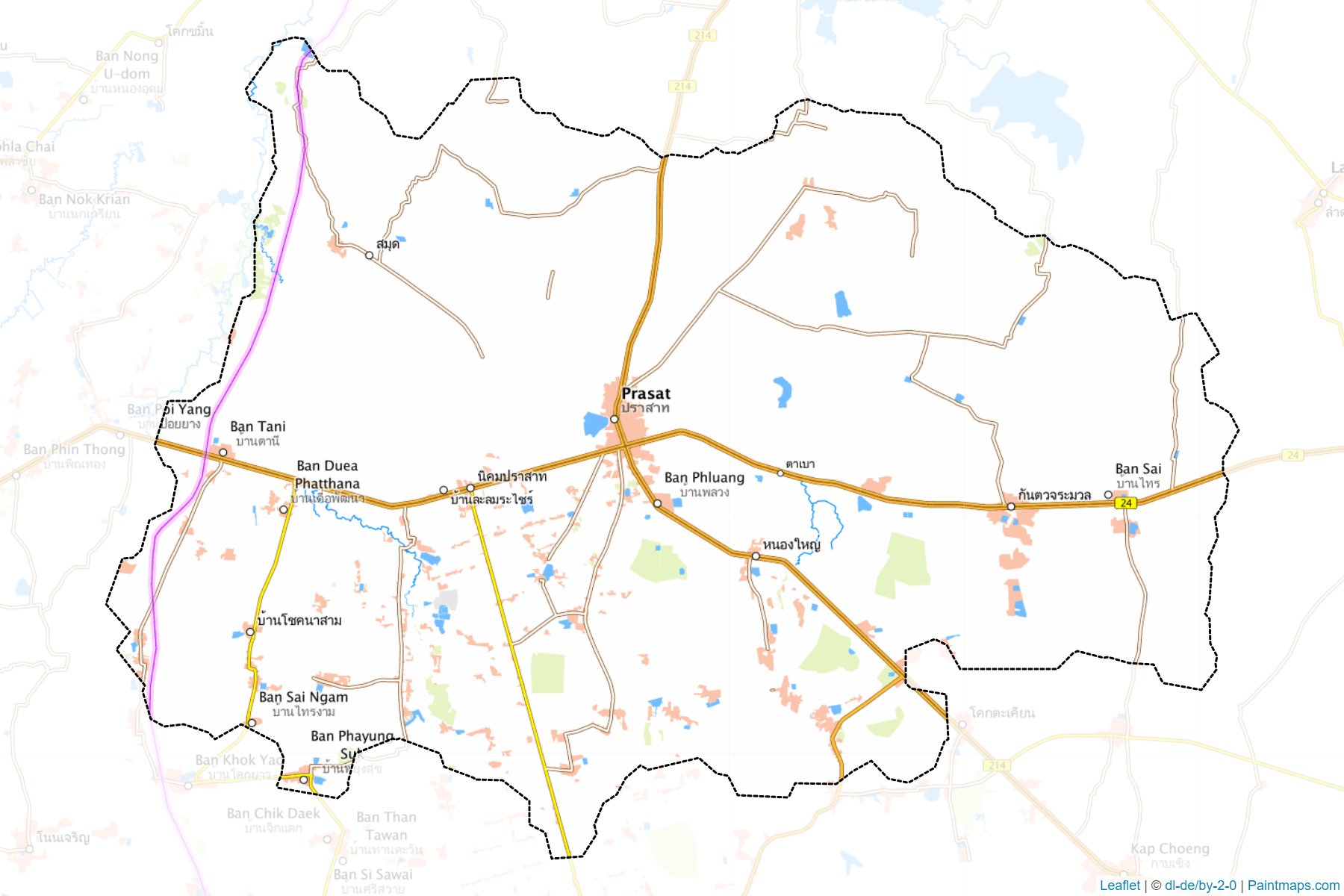 Prasat (Surin) Map Cropping Samples-1