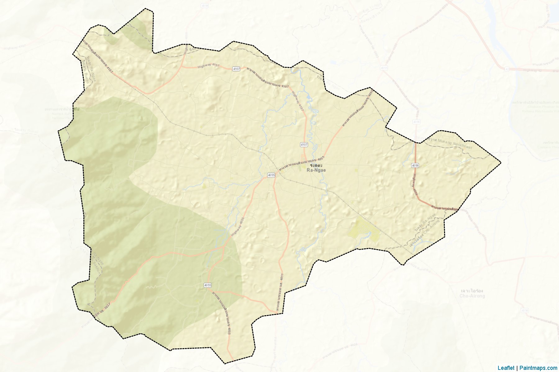 Ra-ngae (Narathiwat) Map Cropping Samples-2