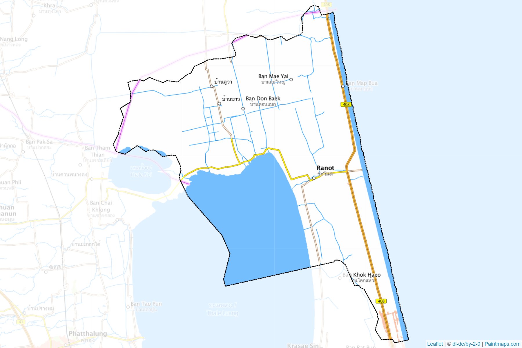 Muestras de recorte de mapas Ranot (Songkhla)-1