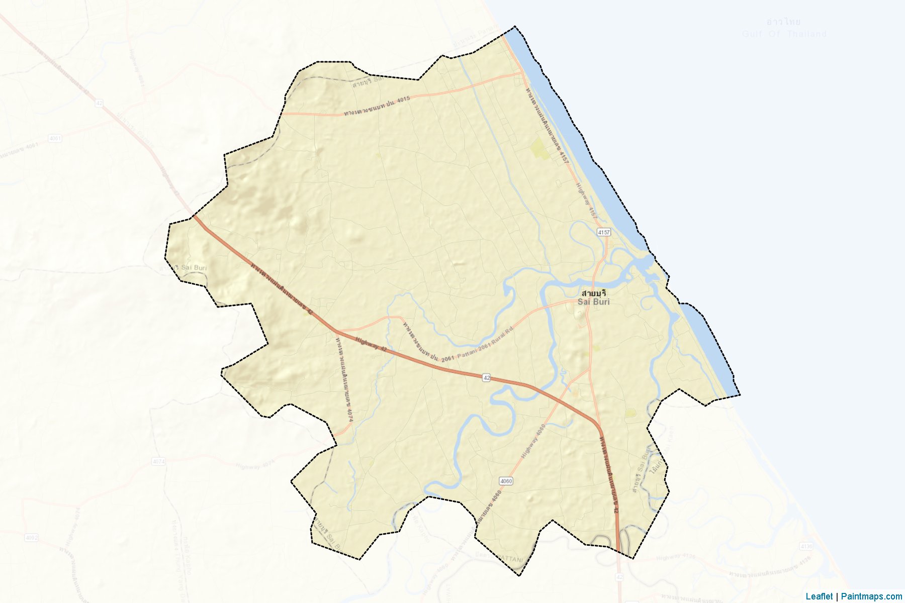 Sai Buri (Pattani) Map Cropping Samples-2