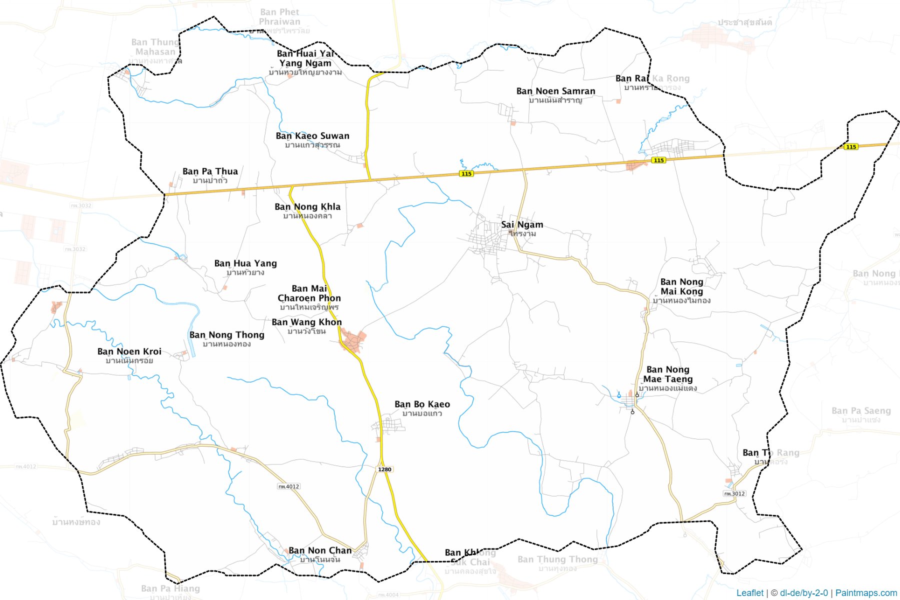 Sai Ngam (Kamphaeng Phet) Map Cropping Samples-1