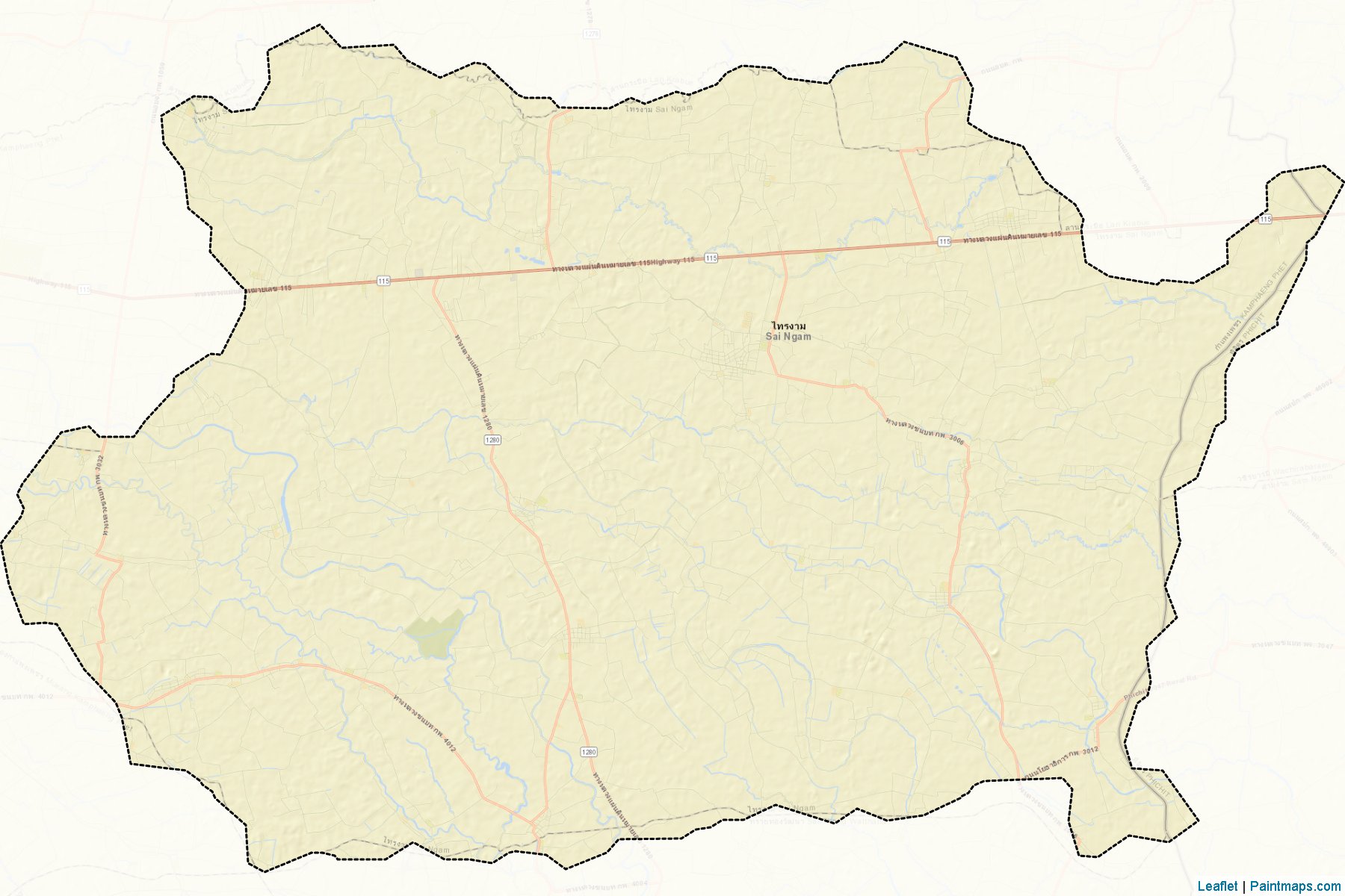 Sai Ngam (Kamphaeng Phet) Map Cropping Samples-2