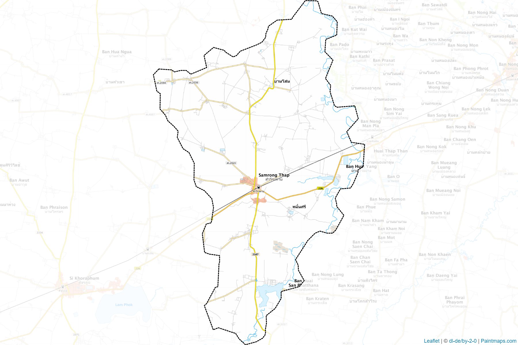 Samrong Thap (Surin) Map Cropping Samples-1