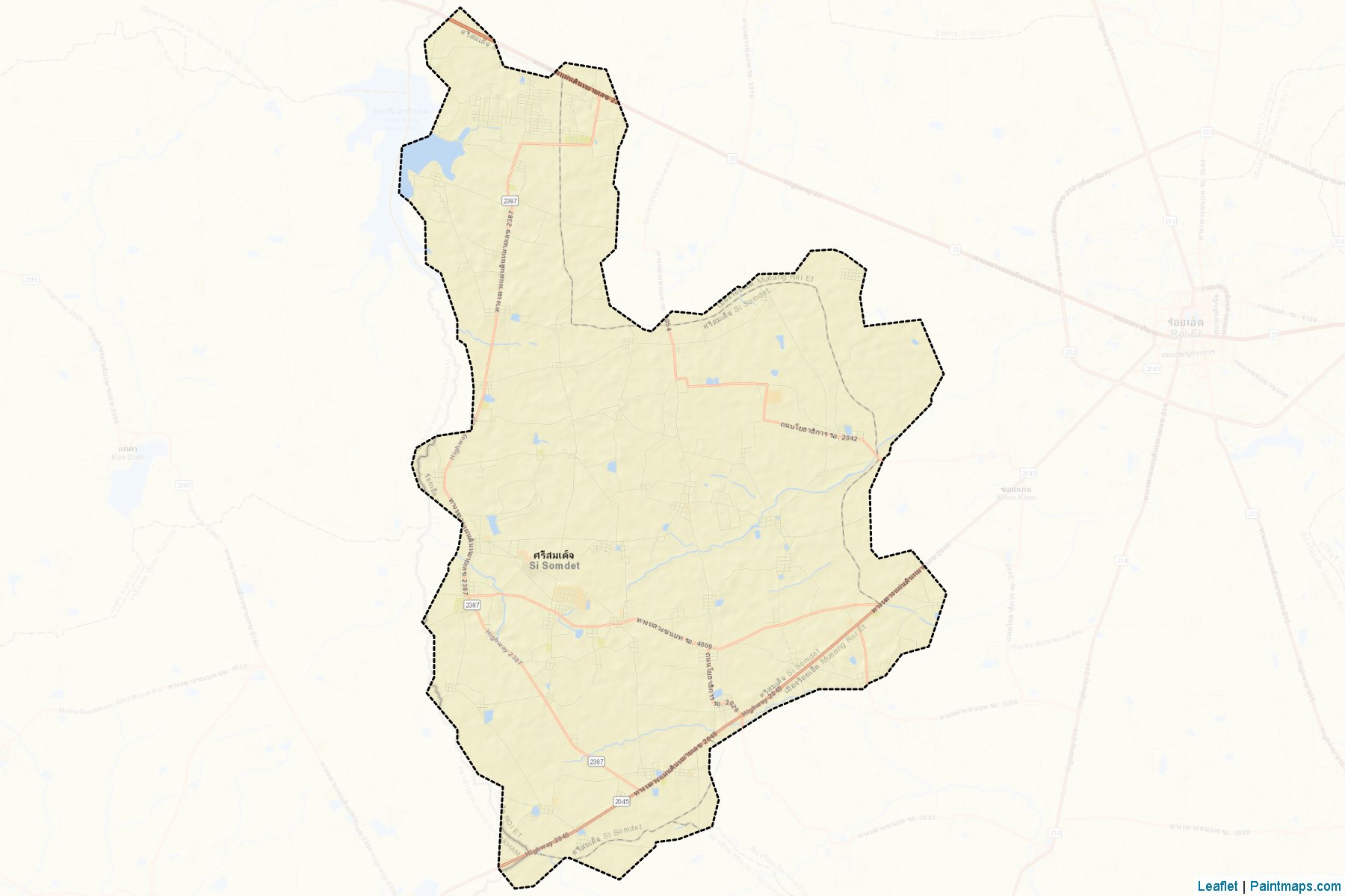 Si Somdet (Roi Et) Map Cropping Samples-2