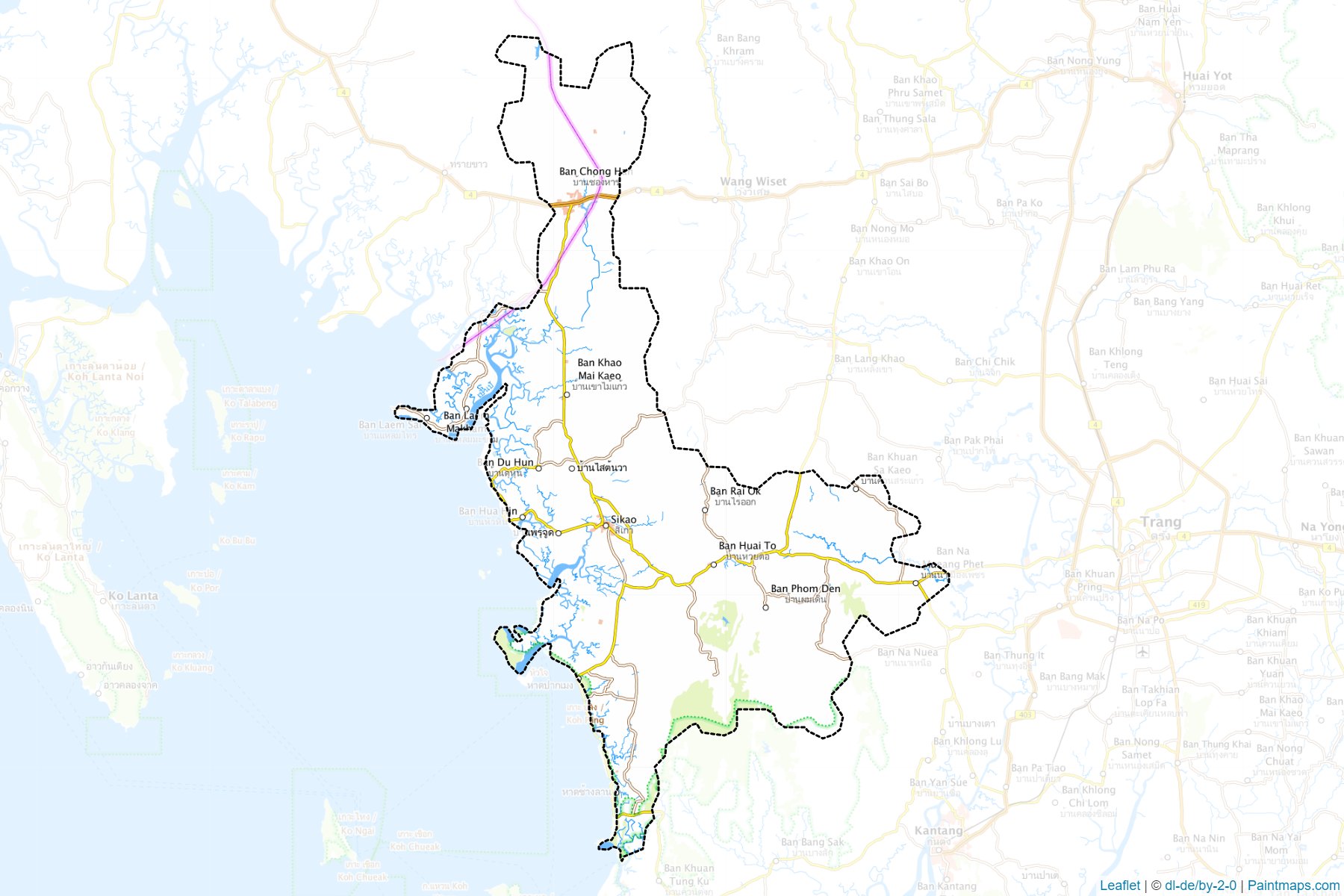 Muestras de recorte de mapas Sikao (Trang)-1