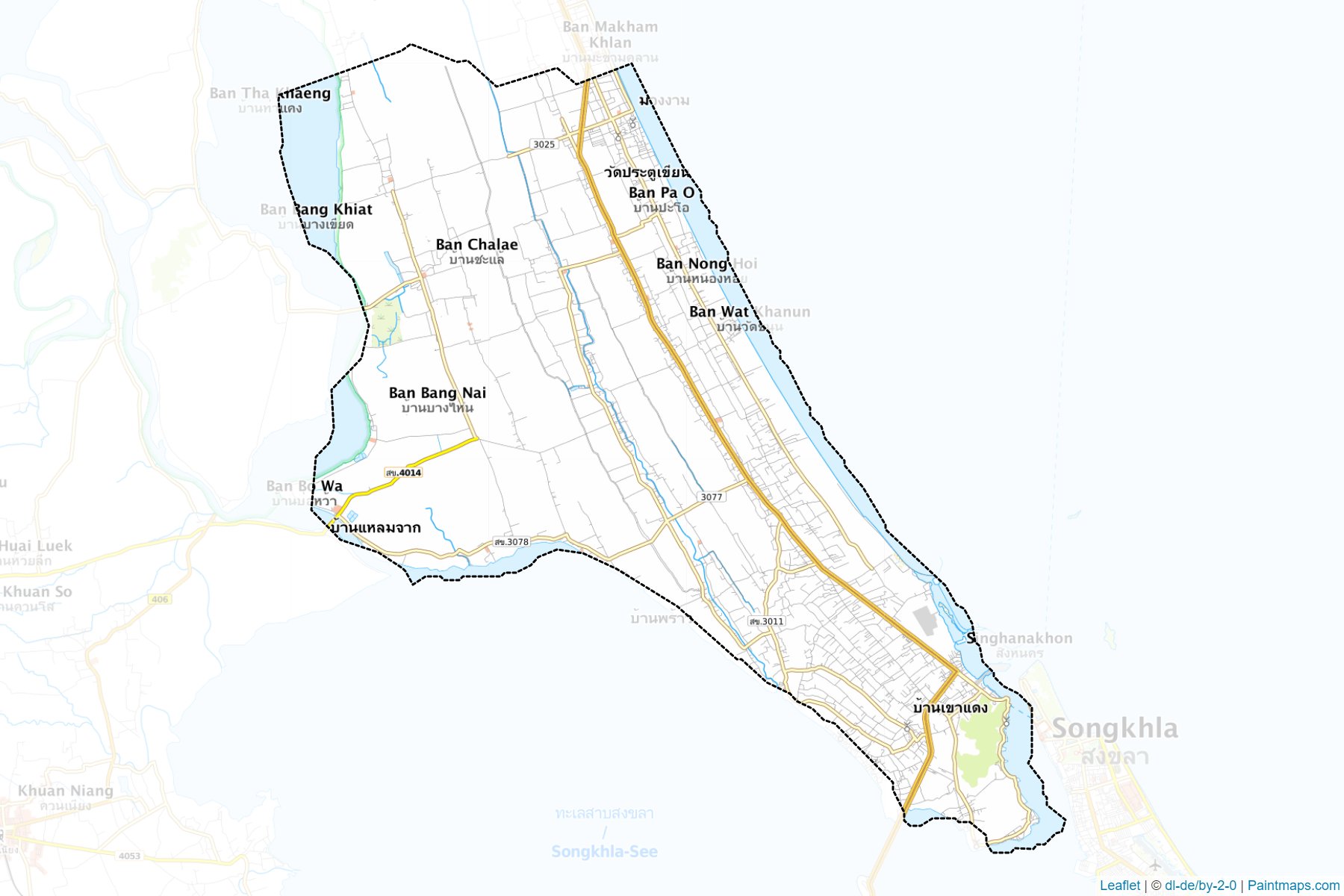 Muestras de recorte de mapas Singha Nakhon (Songkhla)-1