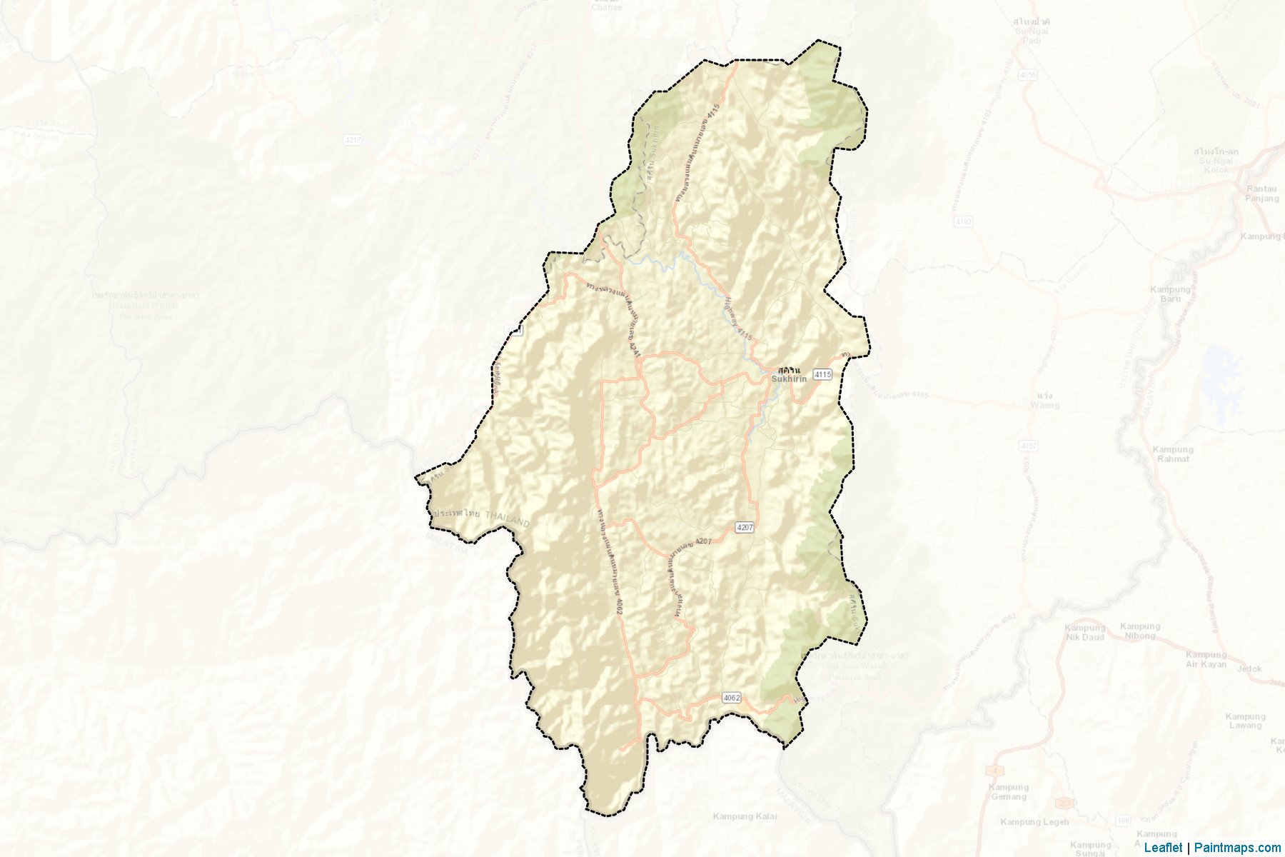 Sukhirin (Narathiwat) Map Cropping Samples-2