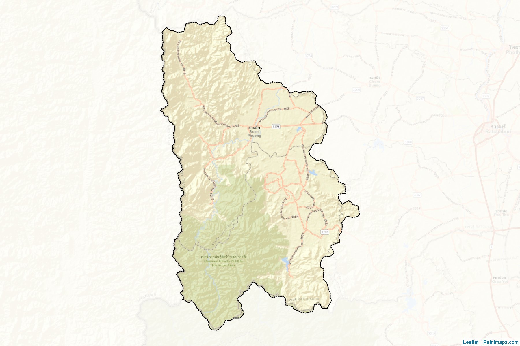 Ban Kha (Ratchaburi) Map Cropping Samples-2