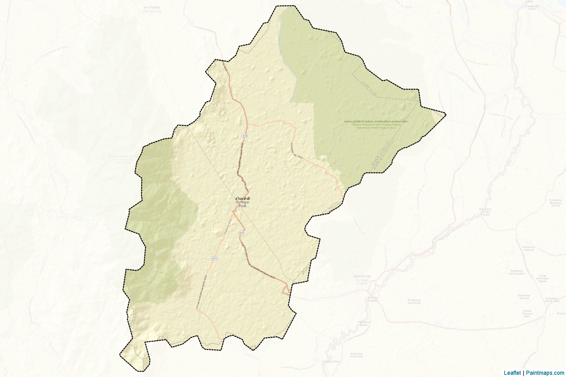 Su-ngai Padi (Narathiwat) Map Cropping Samples-2