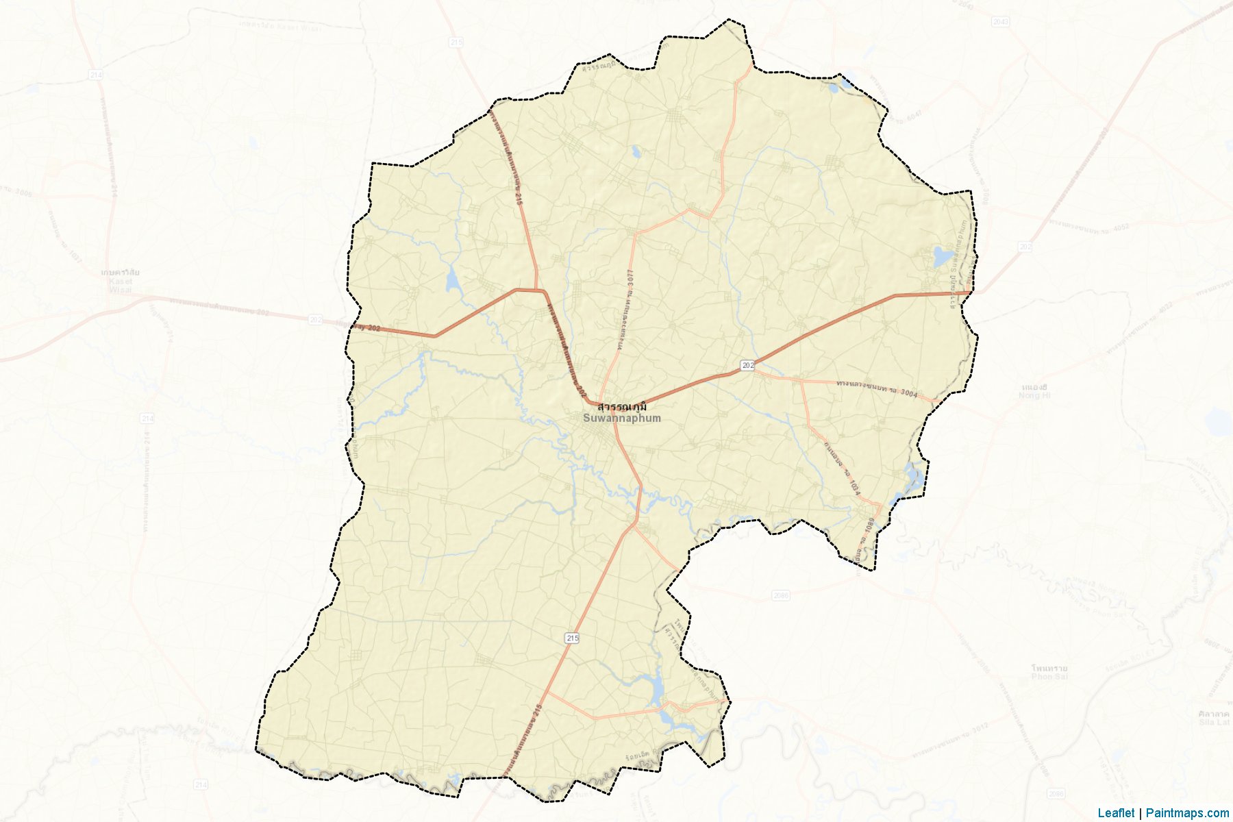 Suwannaphum (Roi Et) Map Cropping Samples-2