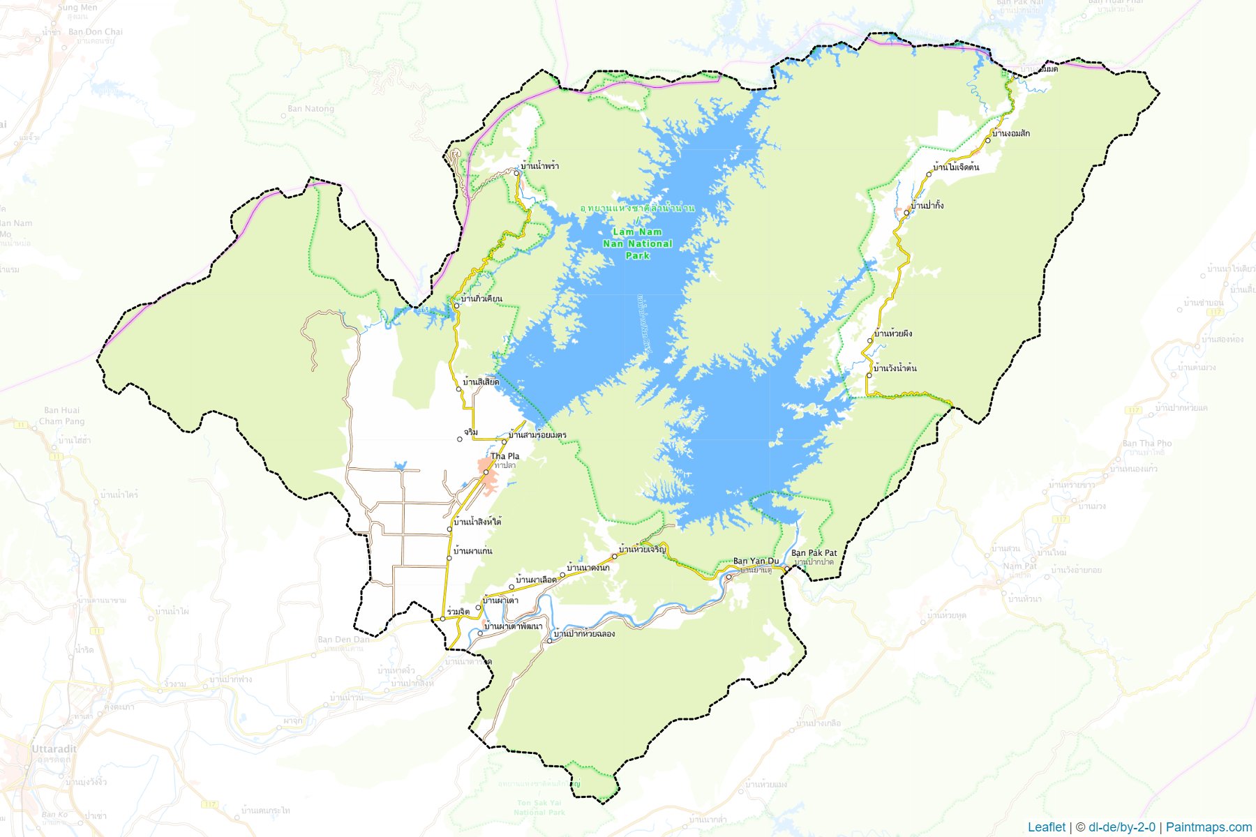 Tha Pla (Uttaradit) Map Cropping Samples-1