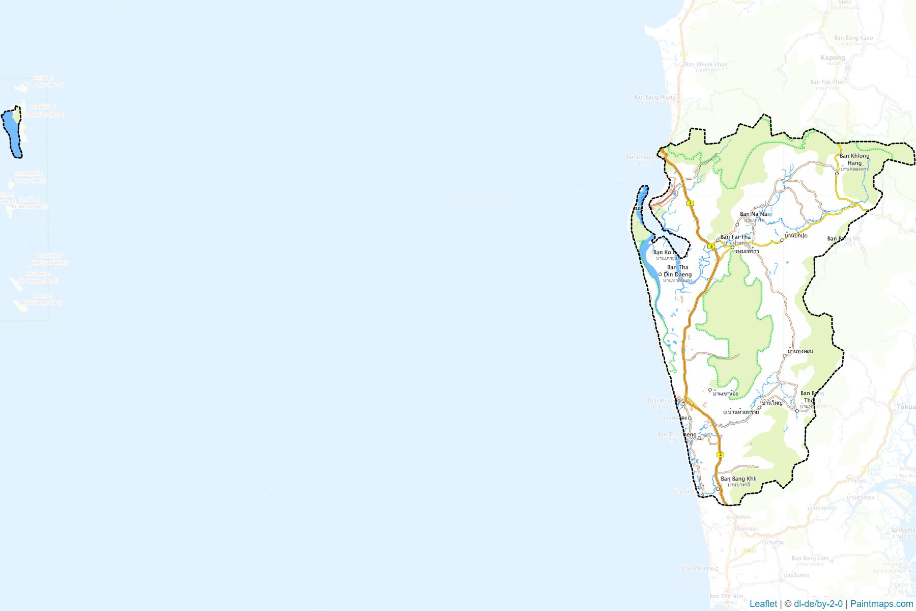 Thai Mueang (Phang Nga) Map Cropping Samples-1