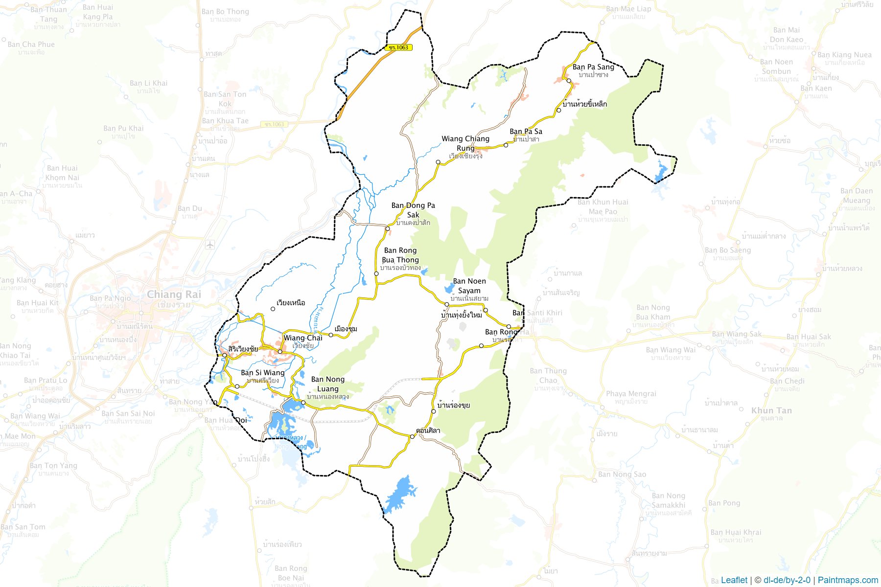 Wiang Chai (Chiang Rai) Map Cropping Samples-1