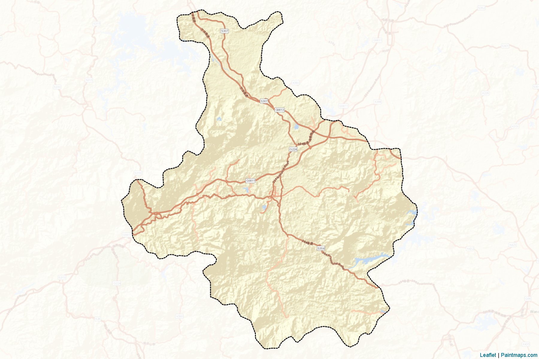 Qiongzhong Li and Miao (Hainan) Map Cropping Samples-2