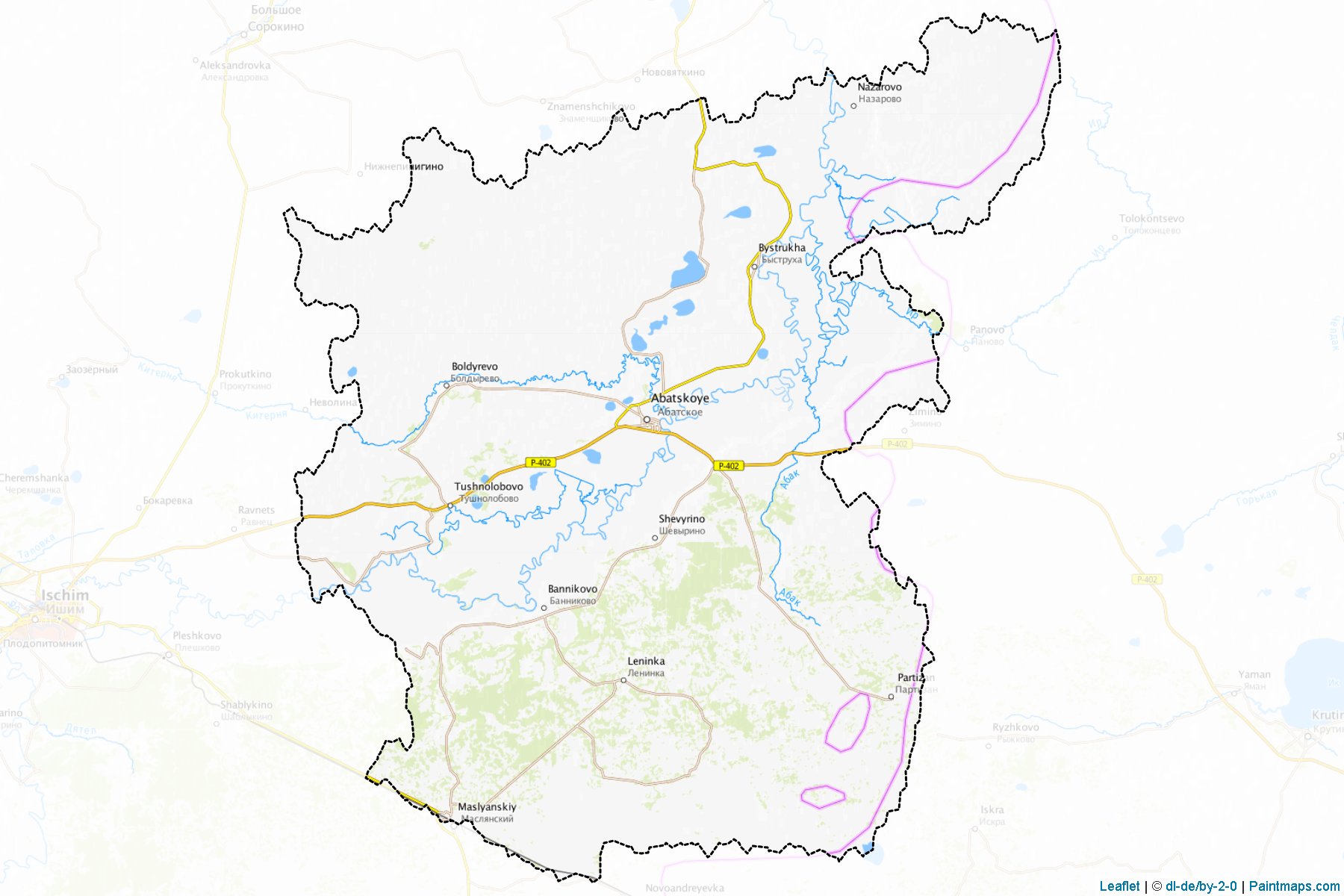 Abatskiy (Tyumen) Map Cropping Samples-1