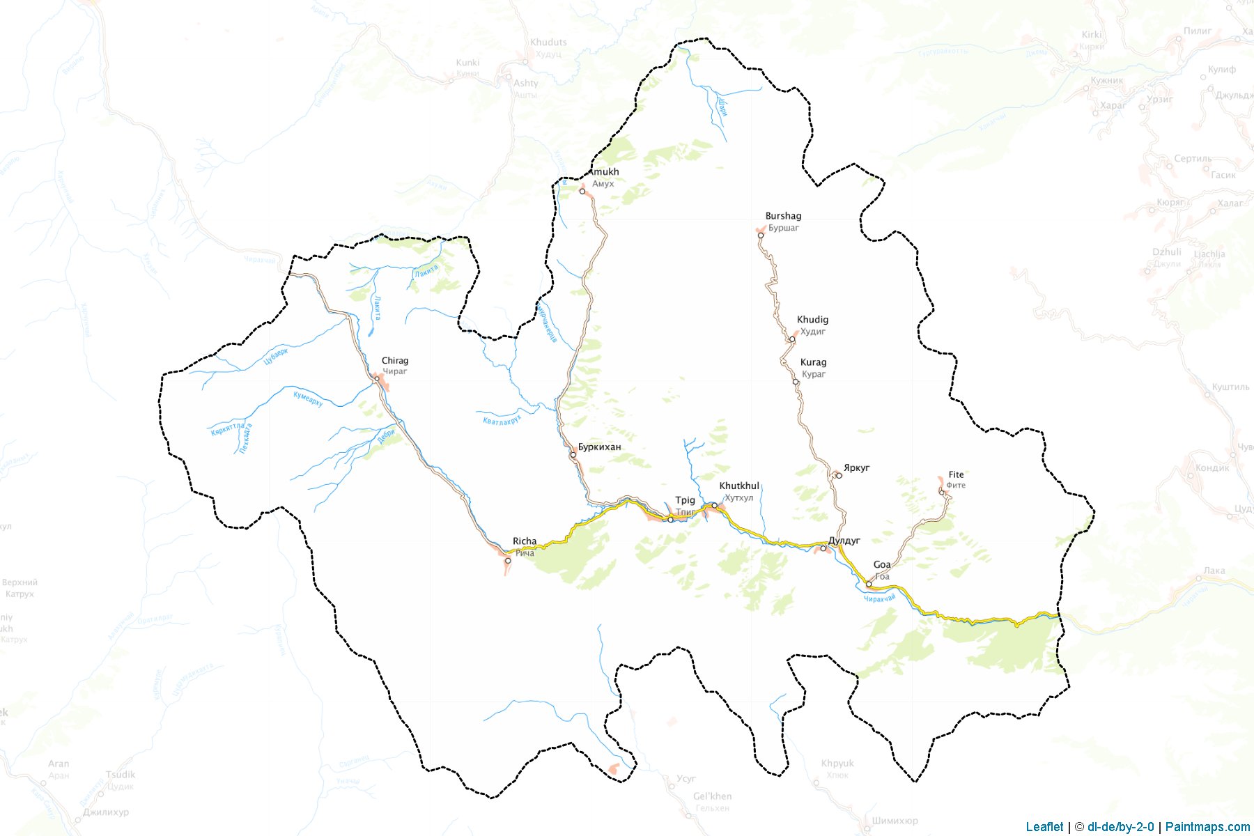 Agul'skiy (Dagestan) Map Cropping Samples-1