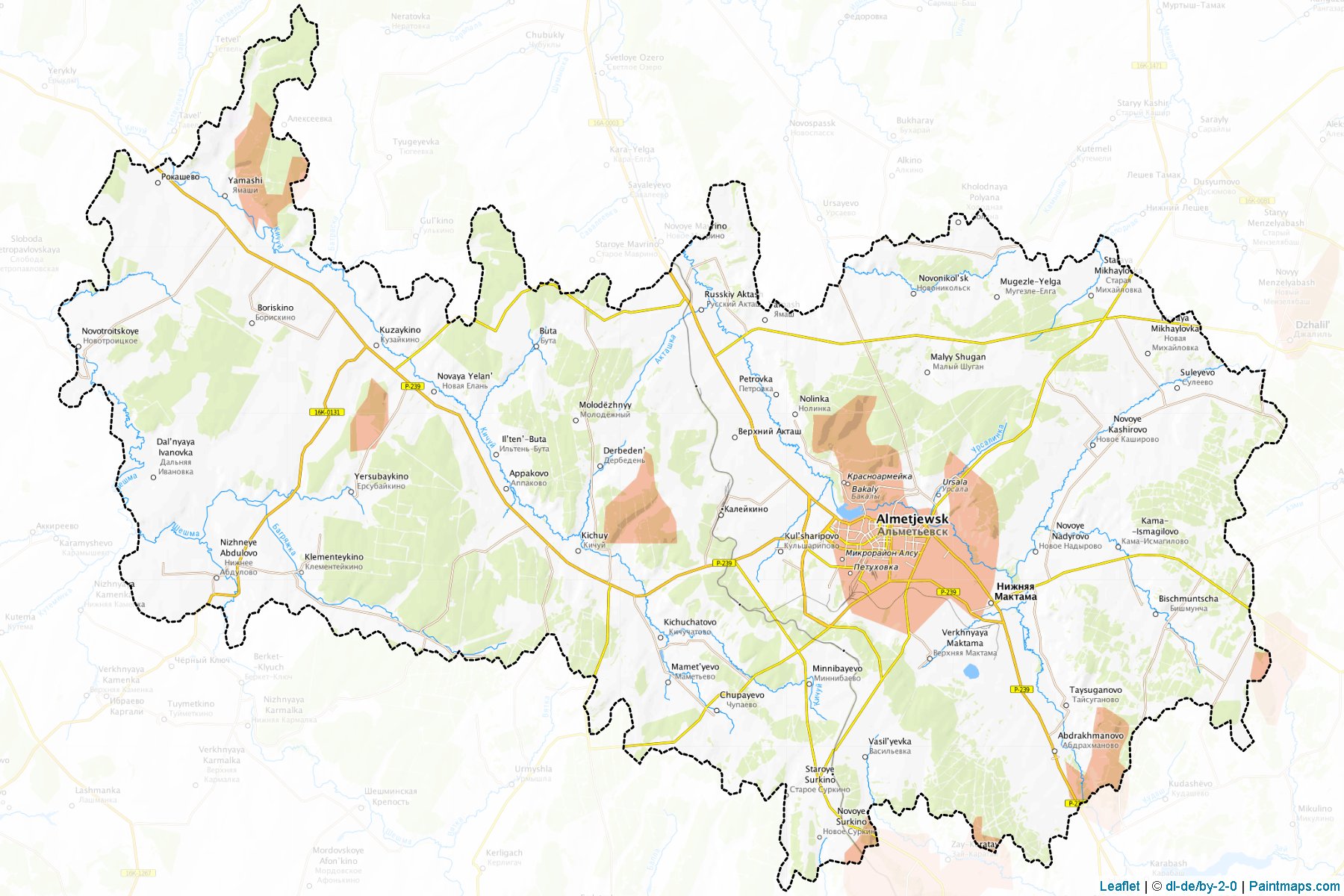 Al'met'evskiy (Tatarstan) Map Cropping Samples-1