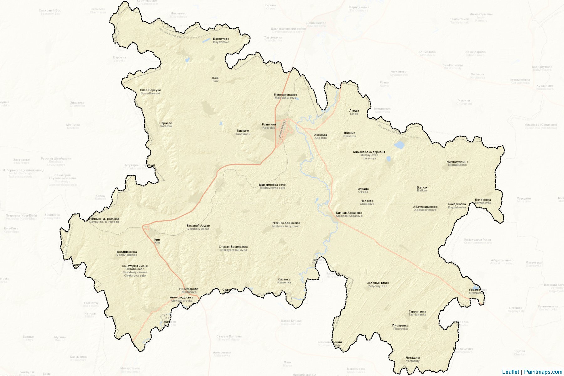 Al'sheevskiy (Bashkortostan) Map Cropping Samples-2