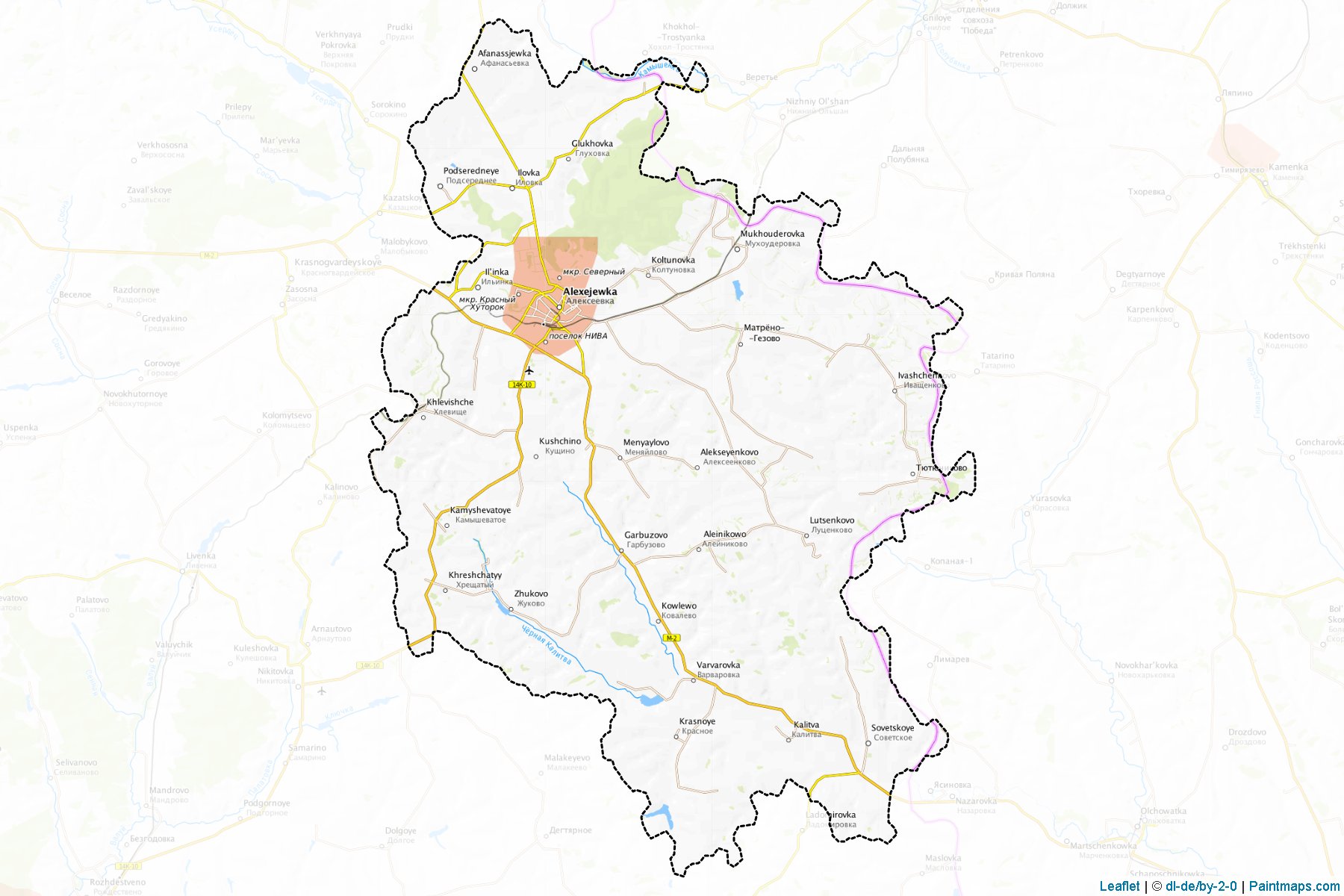 Alekseevskiy (Belgorod) Map Cropping Samples-1