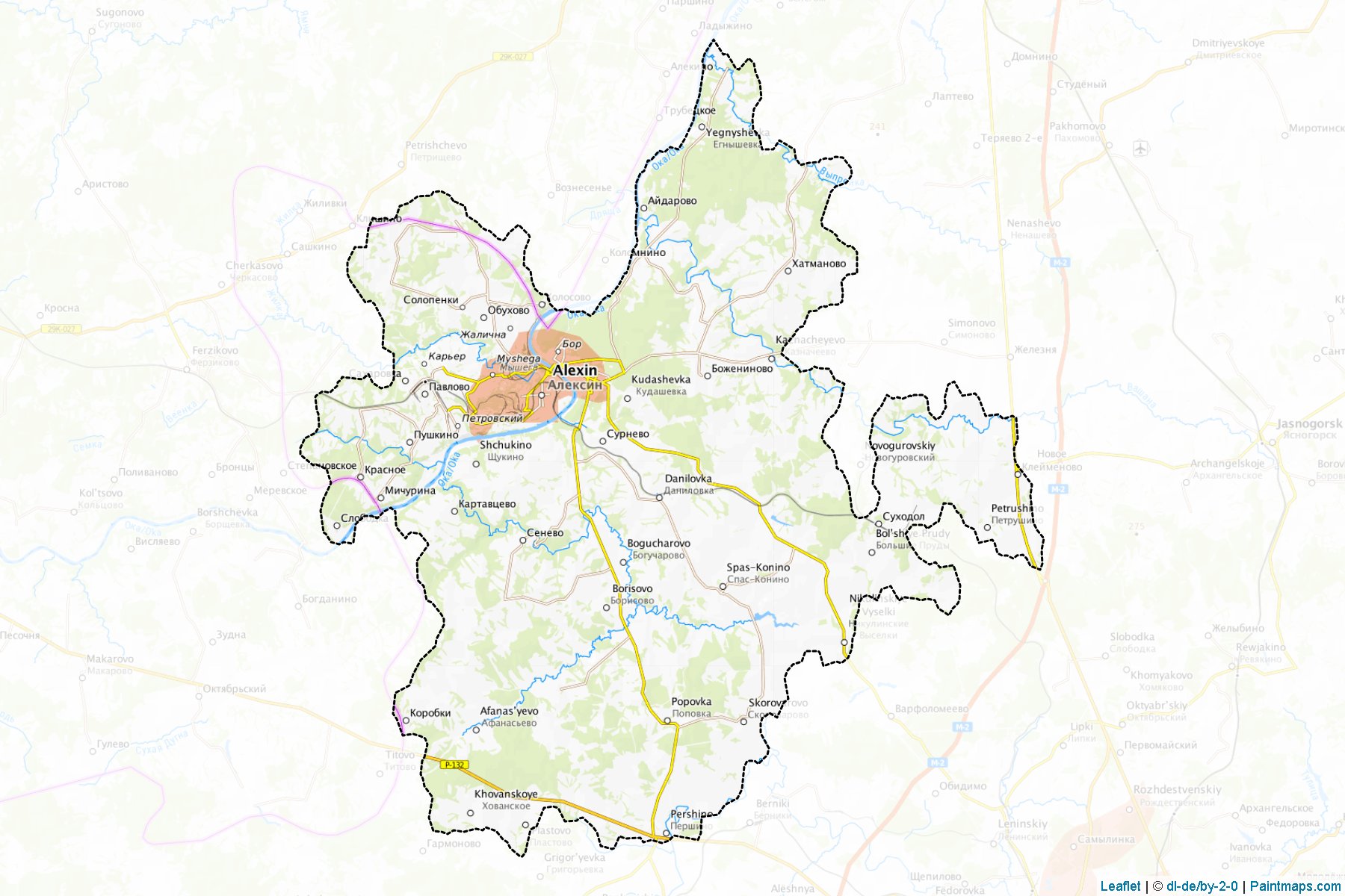 Aleksinskiy (Tula) Map Cropping Samples-1