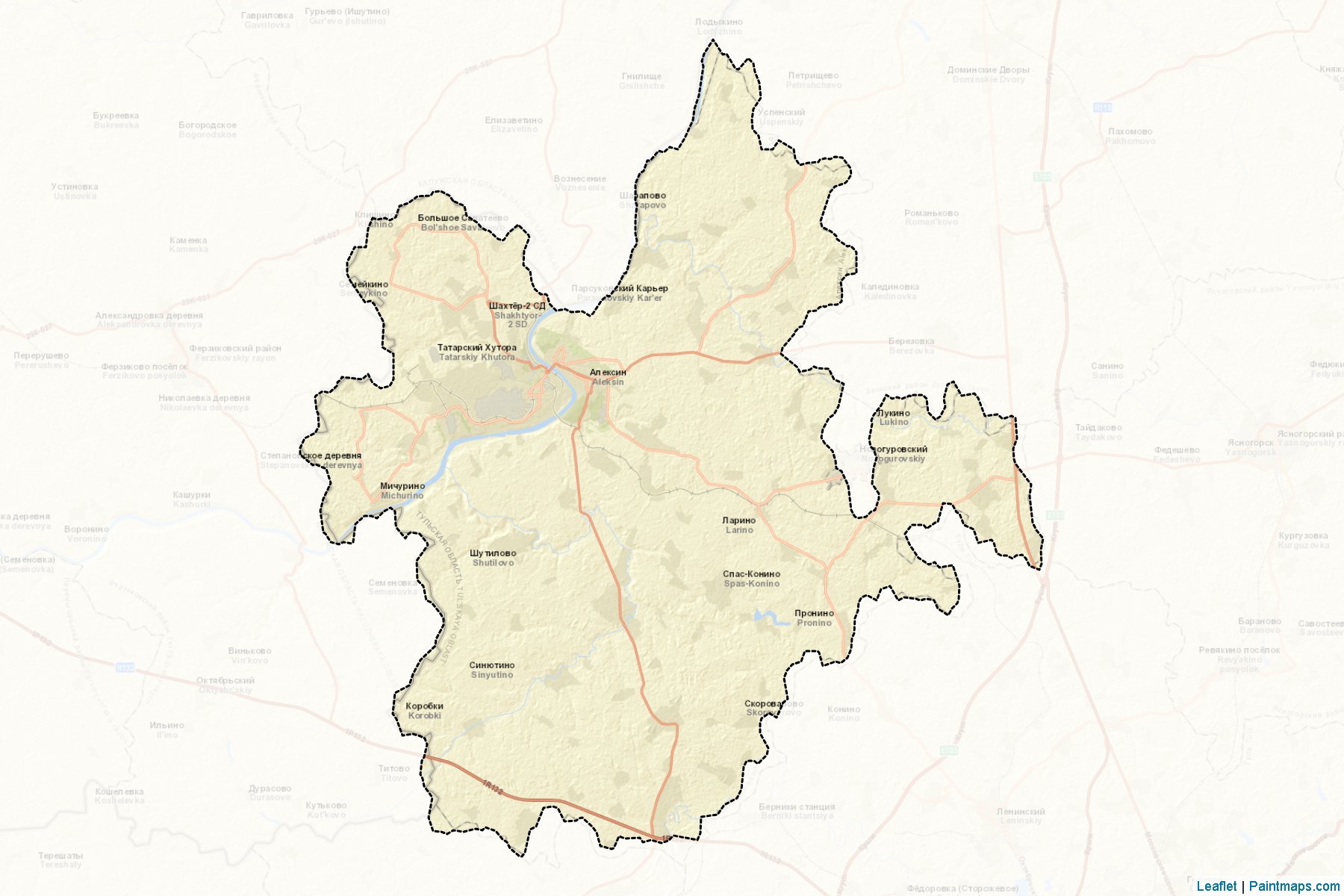 Aleksinskiy (Tula) Map Cropping Samples-2