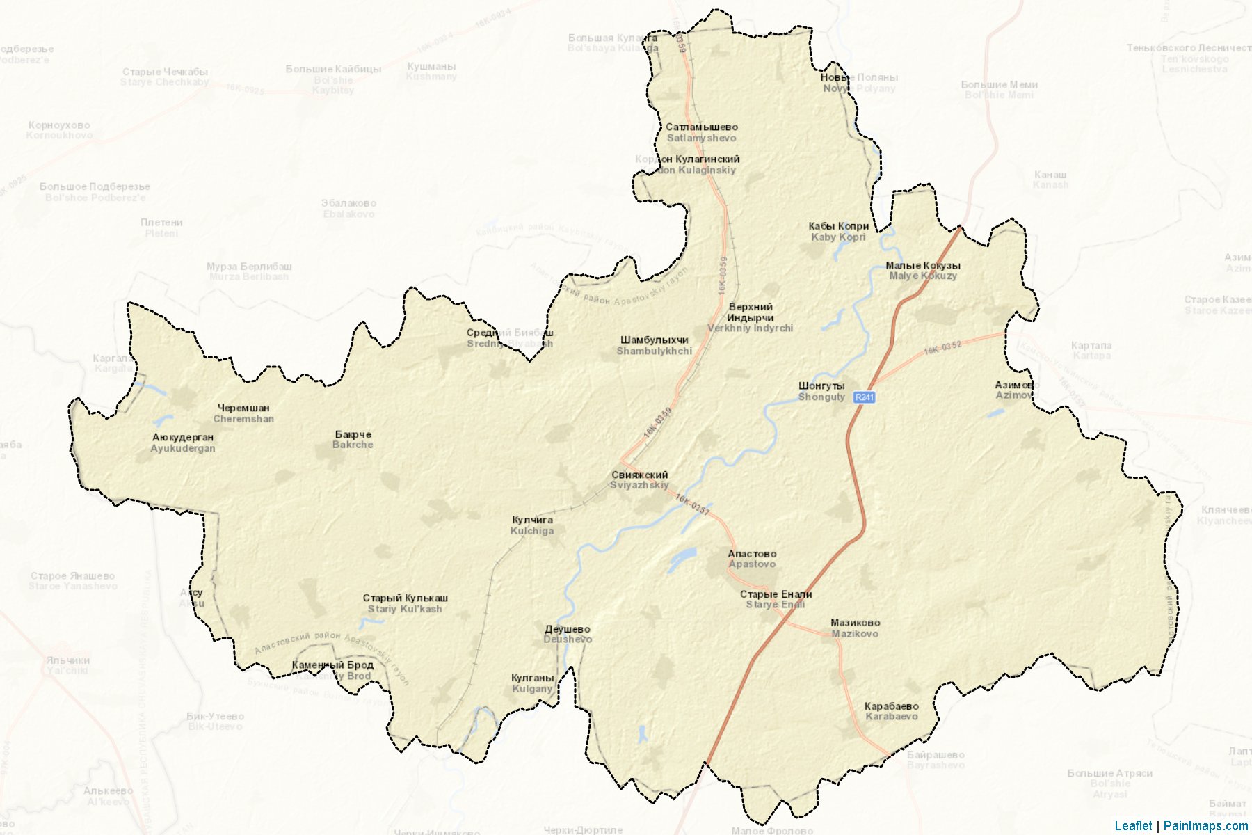 Apastovskiy (Tatarstan) Map Cropping Samples-2