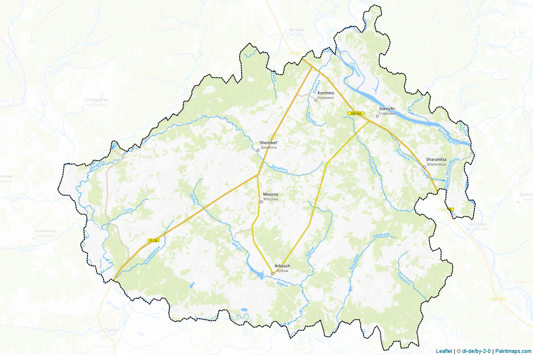 Arbazhskiy (Kirov) Map Cropping Samples-1