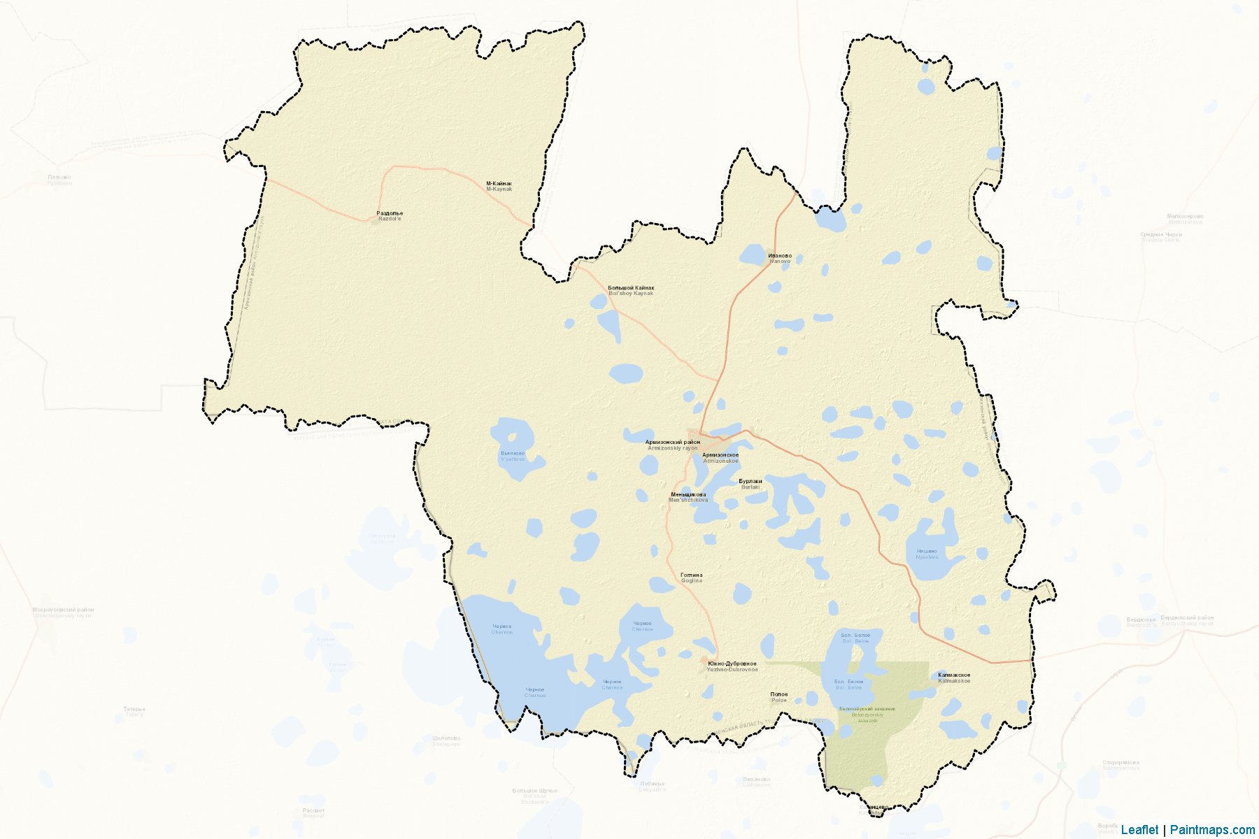 Armizonskiy (Tyumen) Map Cropping Samples-2