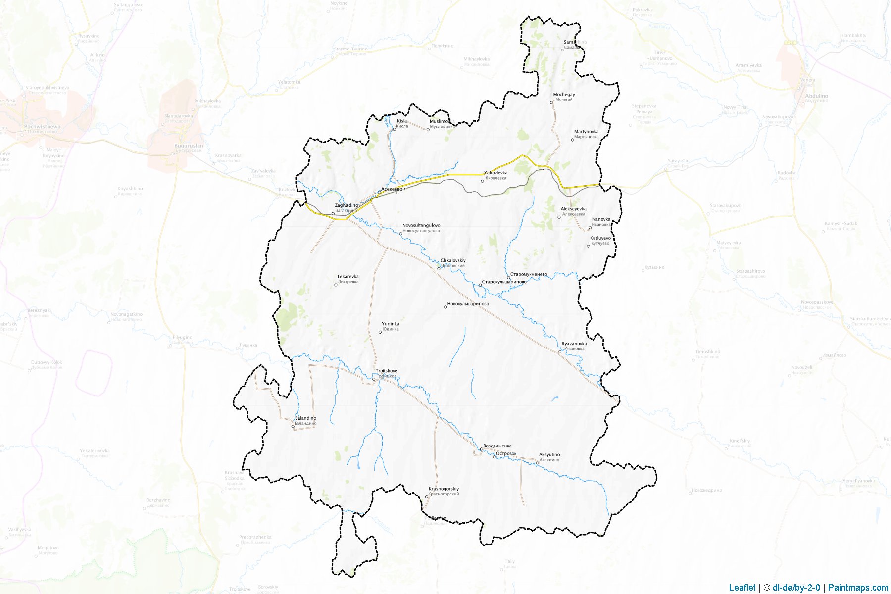 Asekeevskiy (Orenburg) Map Cropping Samples-1