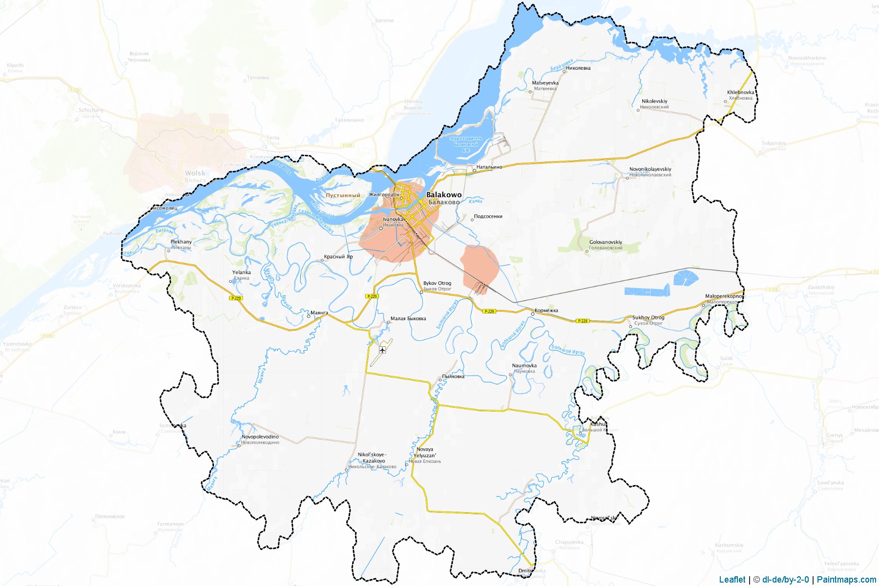 Balakovskiy (Saratov) Map Cropping Samples-1