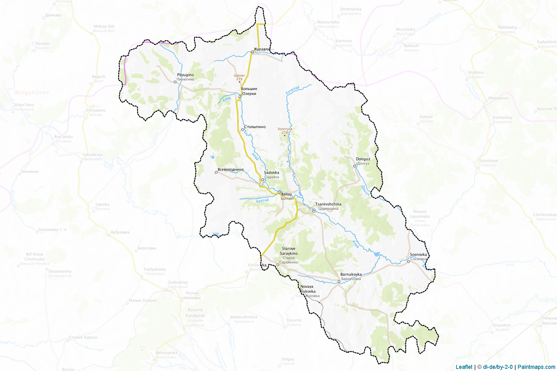 Baltajskiy (Saratov) Map Cropping Samples-1