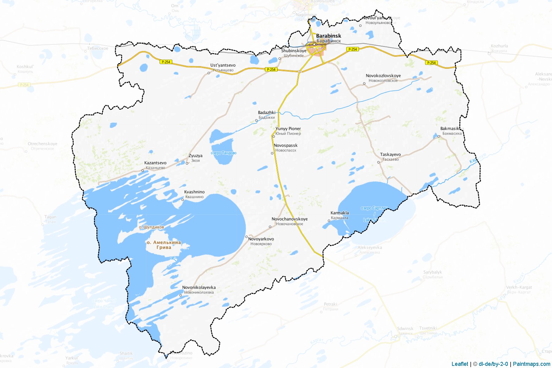 Barabinskiy (Novosibirsk) Map Cropping Samples-1