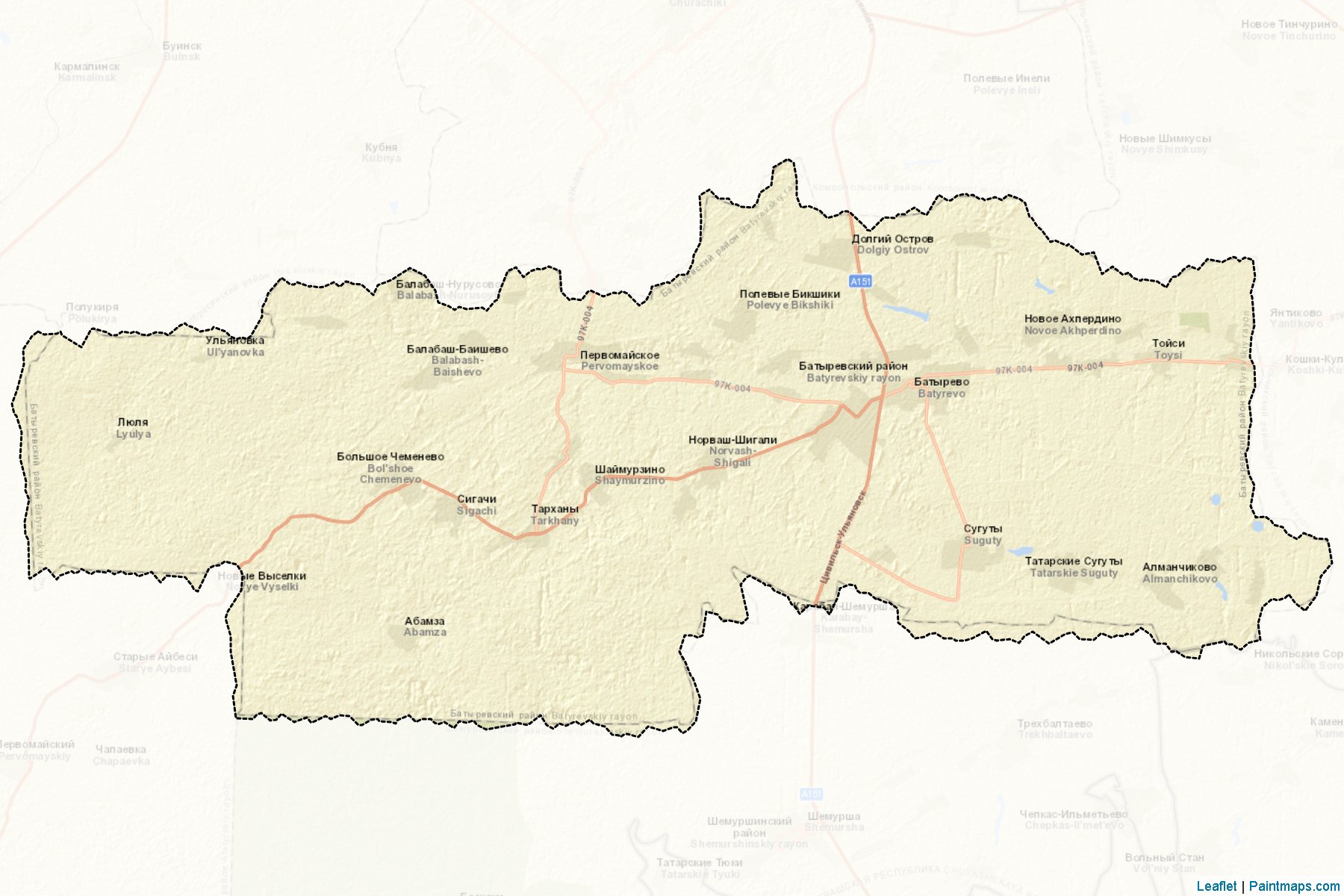 Batyrevskiy (Chuvash) Map Cropping Samples-2