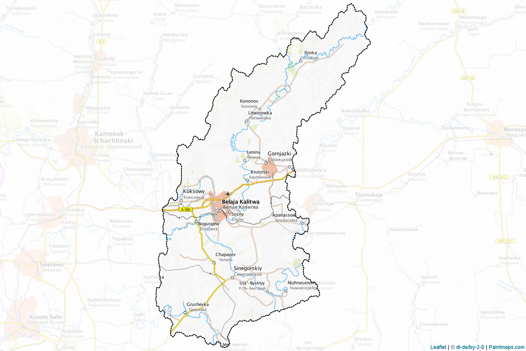 Belokalitvinskiy (Rostov) Map Cropping Samples-1