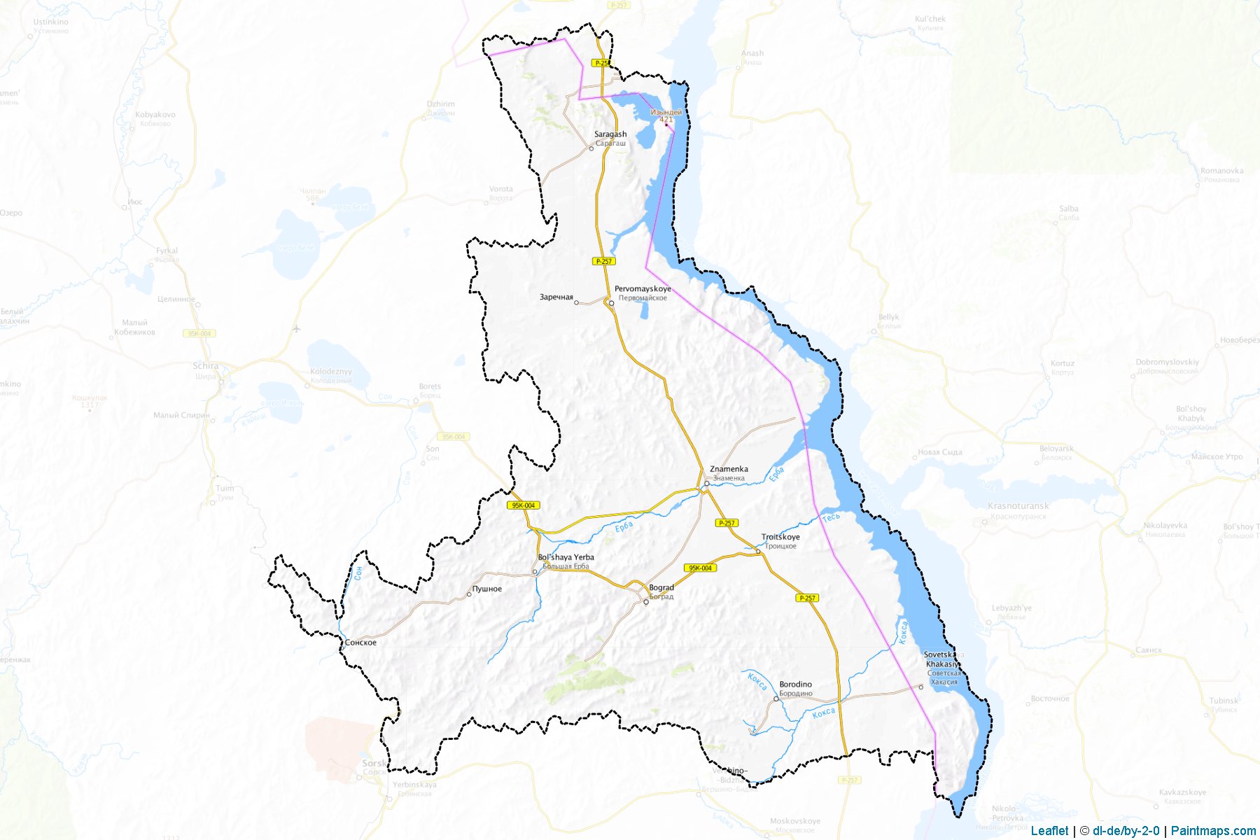 Bogradskiy (Khakassia) Map Cropping Samples-1