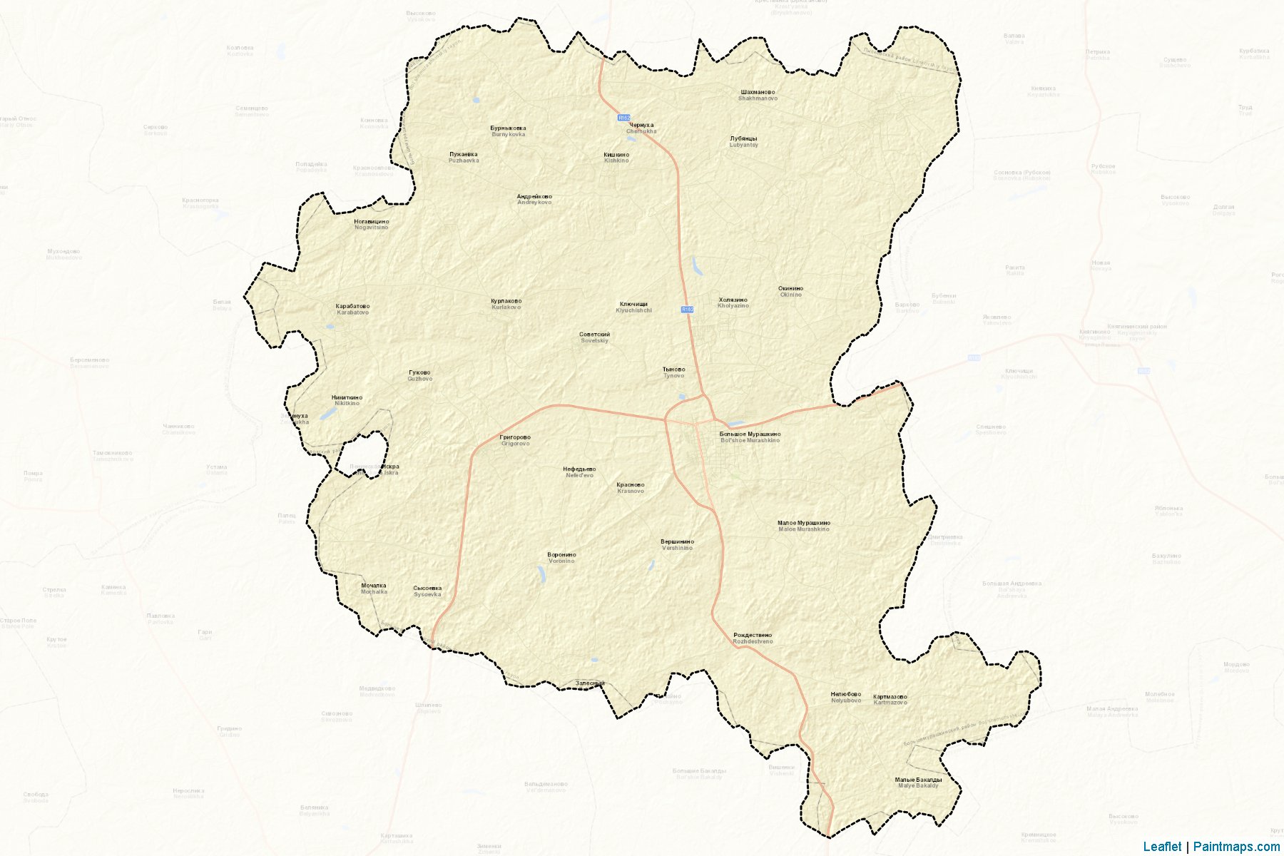 Bol'shemurashkinskiy (Nizhny Novgorod) Map Cropping Samples-2