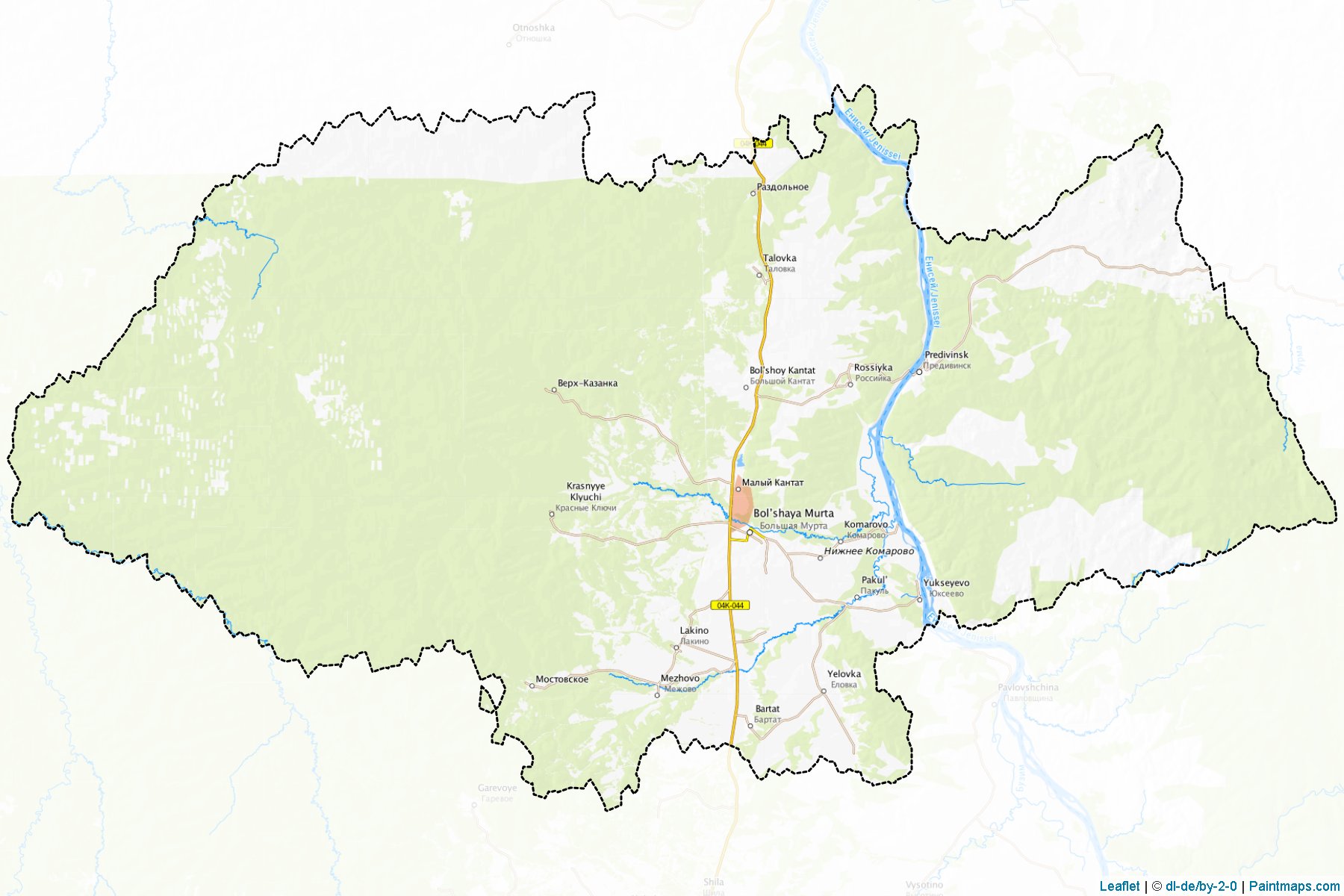 Bol'shemurtinskiy (Krasnoyarsk) Haritası Örnekleri-1