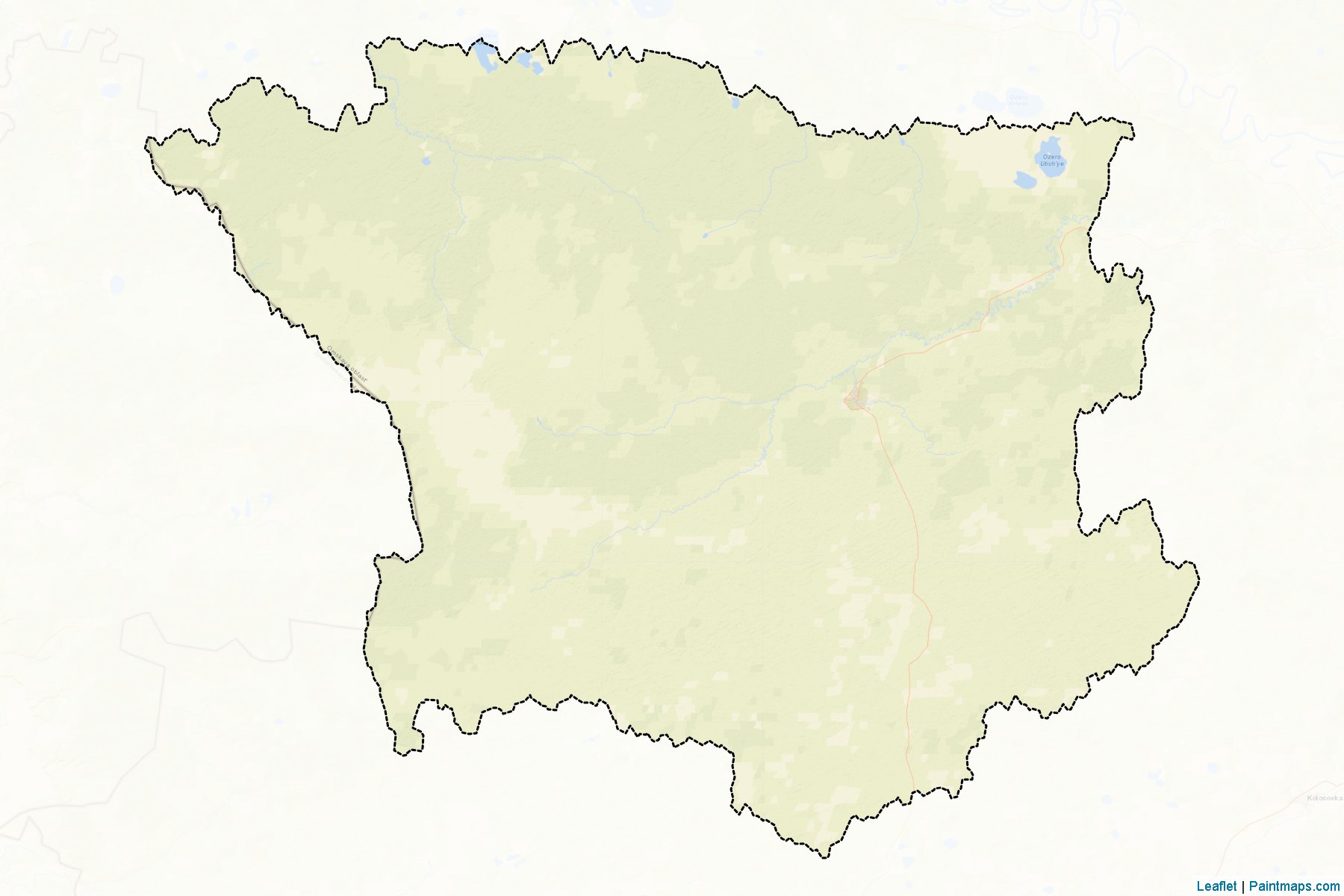 Bol'sheukovskiy (Omsk) Map Cropping Samples-2