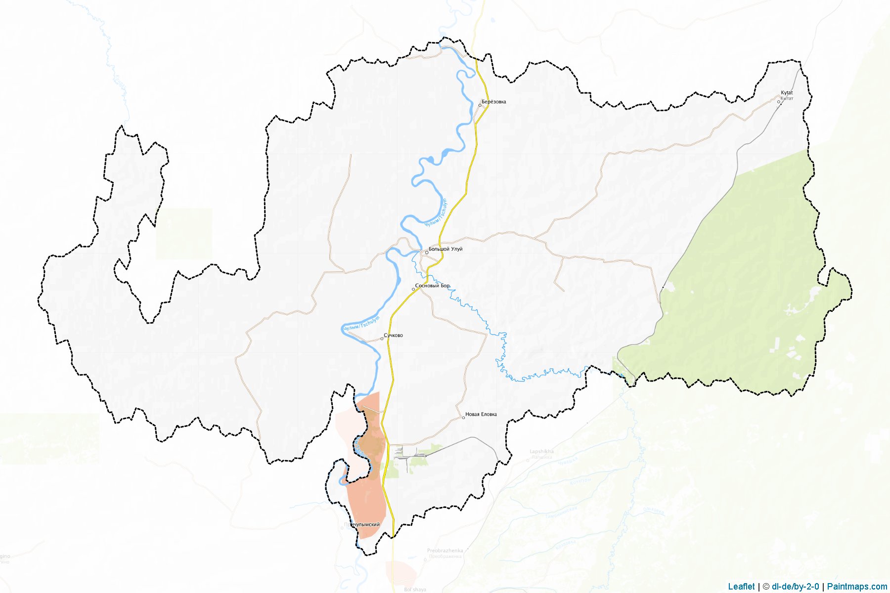 Bol'sheulujskiy (Krasnoyarsk) Map Cropping Samples-1