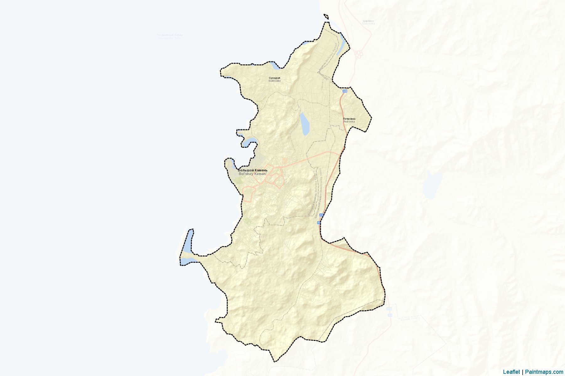 Bol'shoj Kamen' (Primorsky) Map Cropping Samples-2