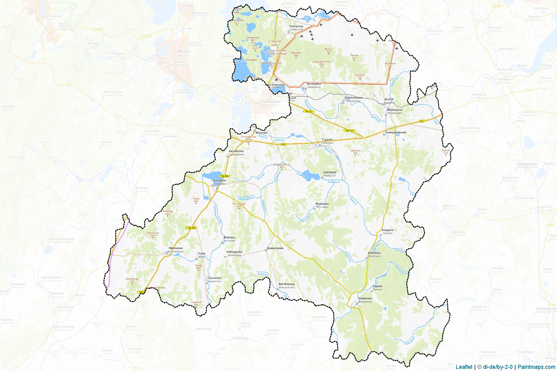 Chebarkul'skiy (Chelyabinsk) Map Cropping Samples-1