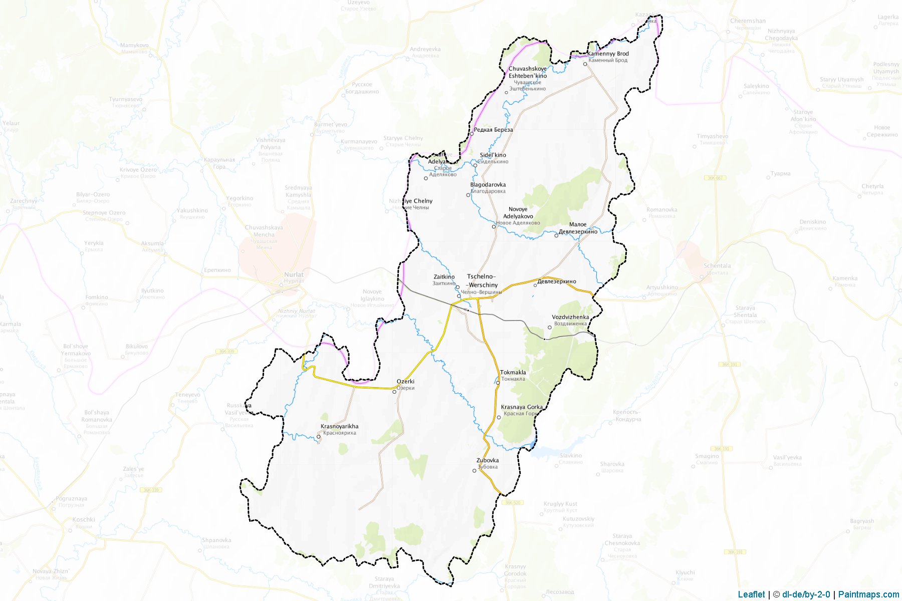 Chelno-Vershinskiy (Samara) Map Cropping Samples-1