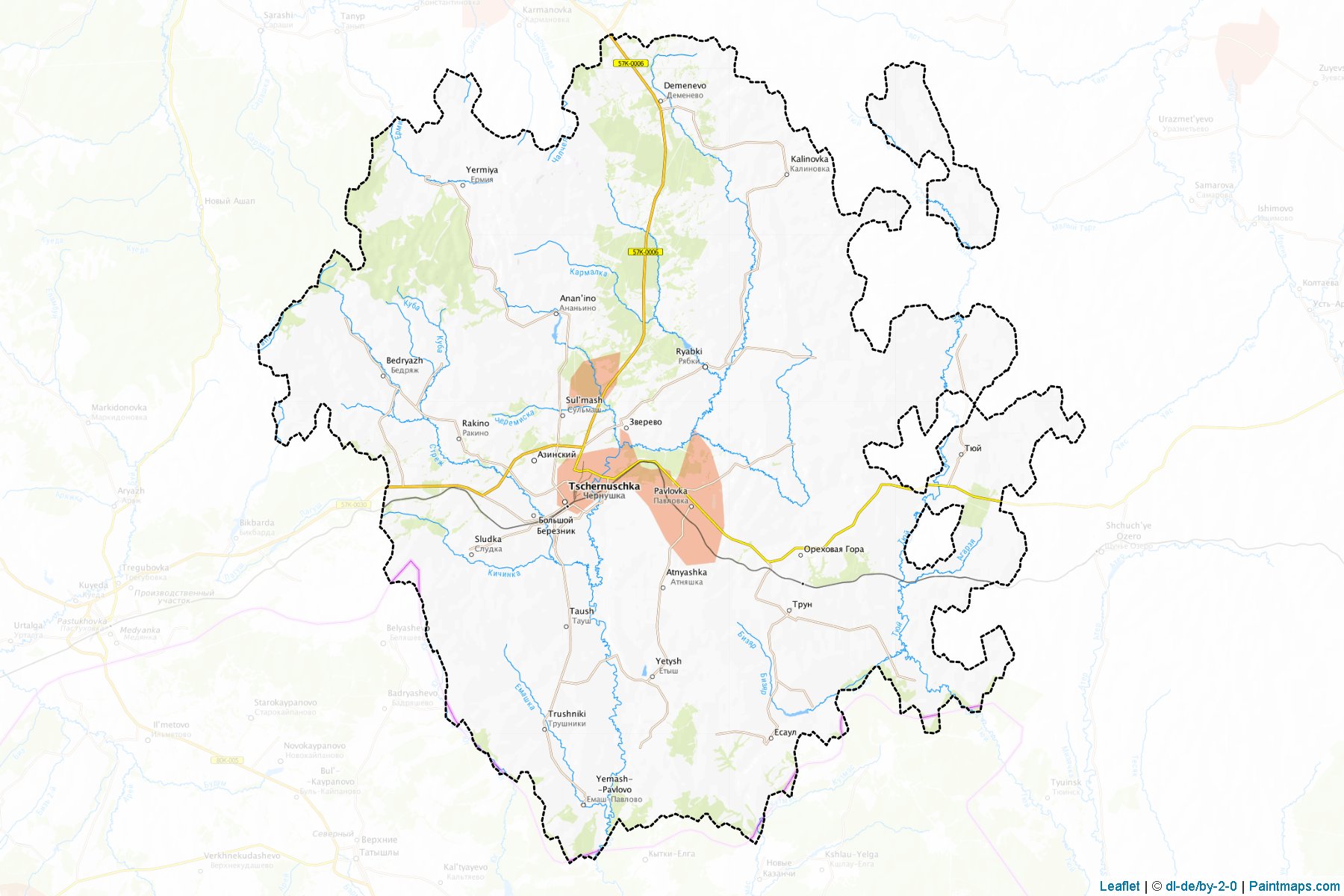 Chernushinskiy (Perm) Map Cropping Samples-1